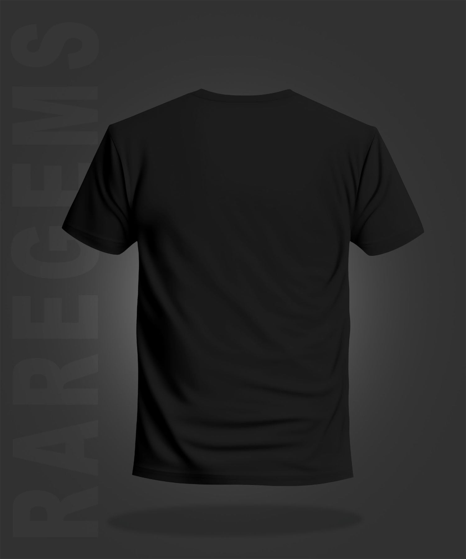 Black Round Neck Half Sleeves California Surfing Printed Regular T-Shirt