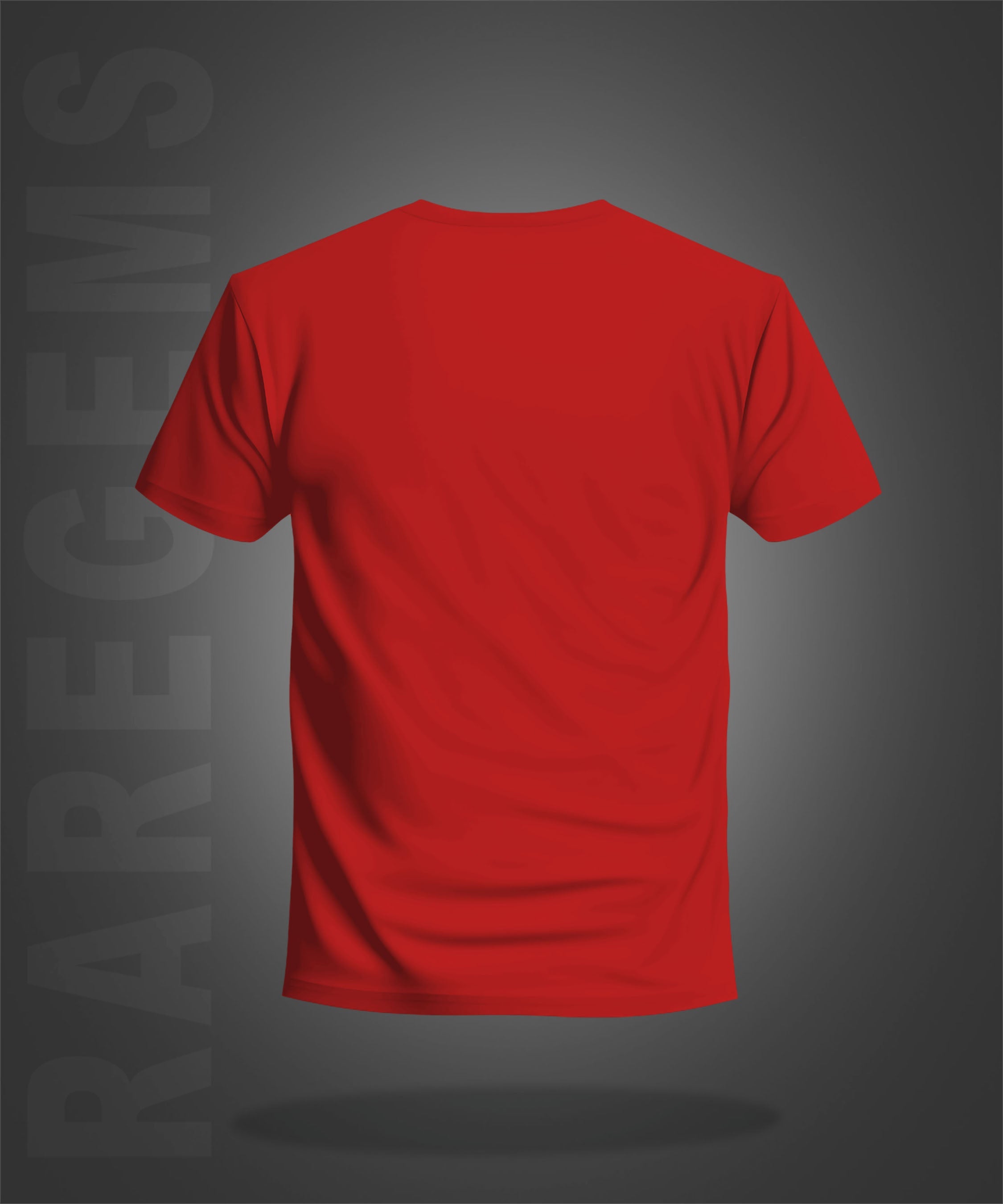 Red Half Sleeve Round Neck Stay High Teddy Printed Regular T-Shirt