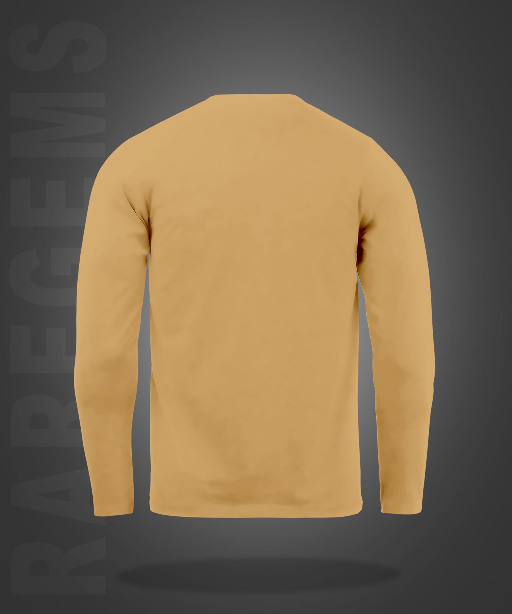 Beige Round Neck Cloud Bloody Drift Printed Full Sleeves T-Shirt