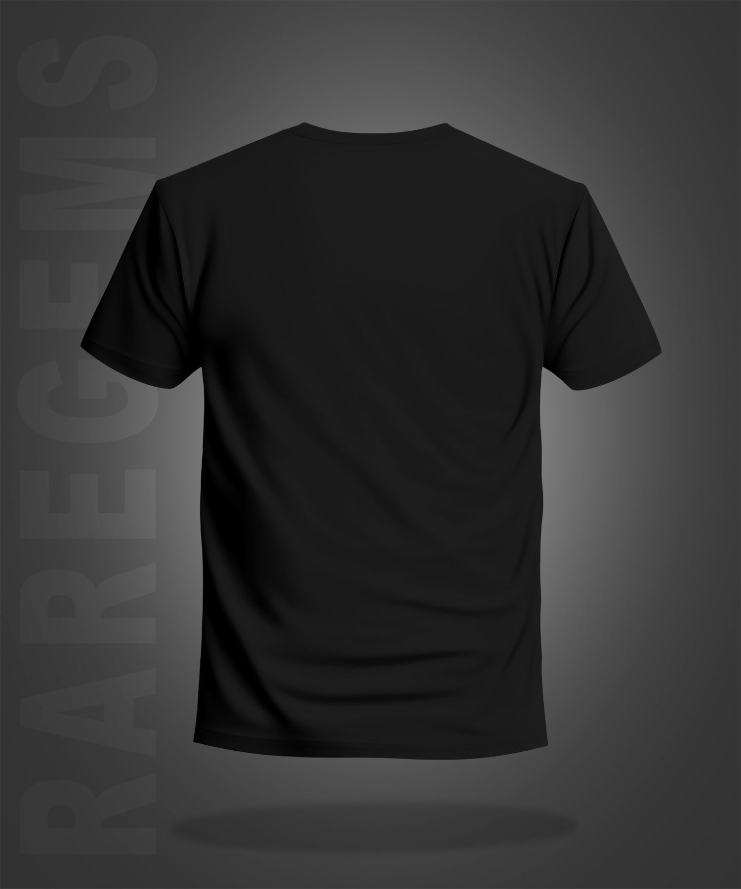 Black Round Neck Half Sleeve Dream Come True Graffiti Printed Regular T-Shirt