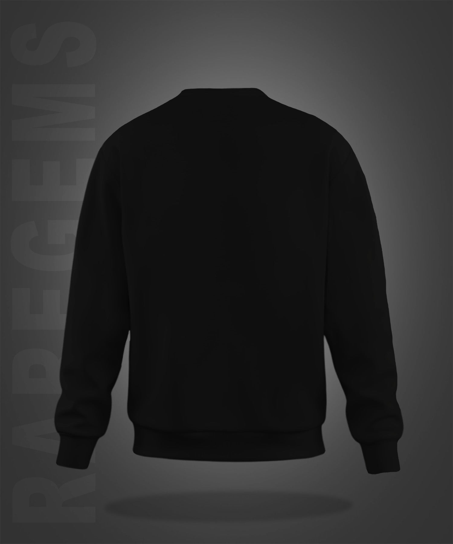 Black Round Neck Roman Kings Printed Sweatshirt