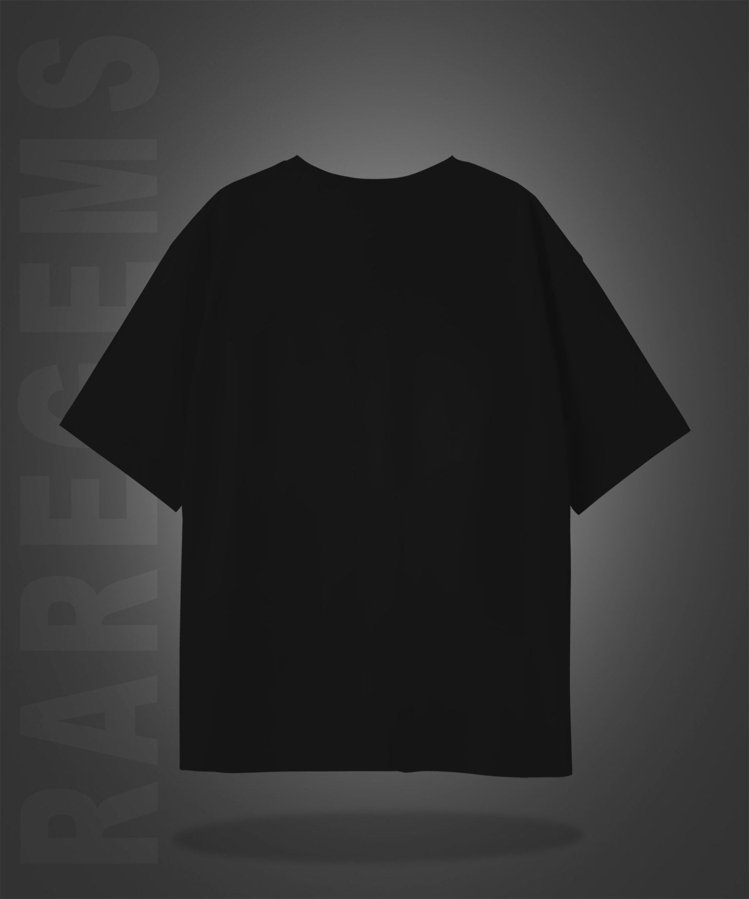 Black Half Sleeve Round Neck Cool Gorilla Printed Oversized T-Shirt