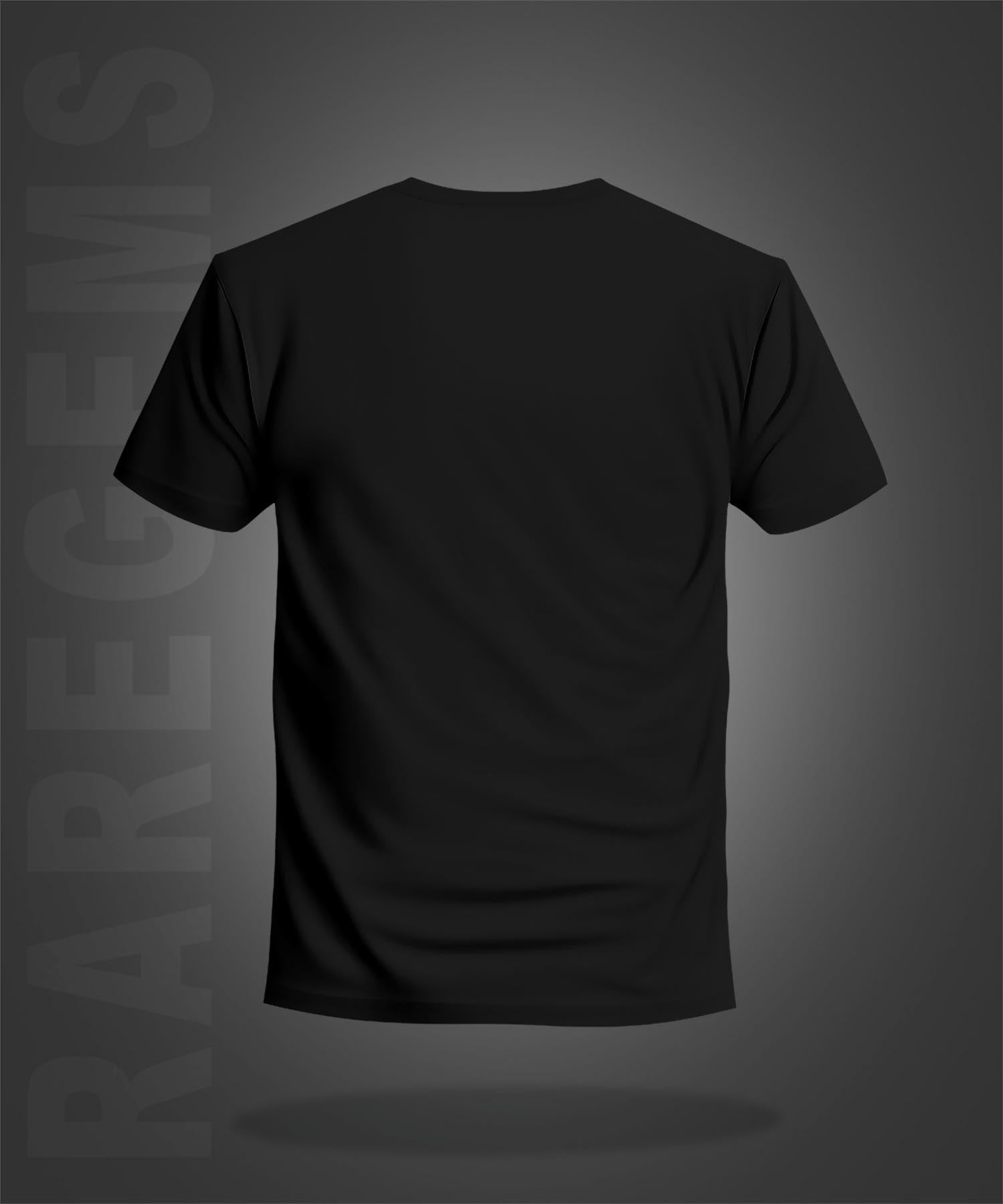 Black Half Sleeve Round Neck Hell Raiser Printed Regular T-Shirt