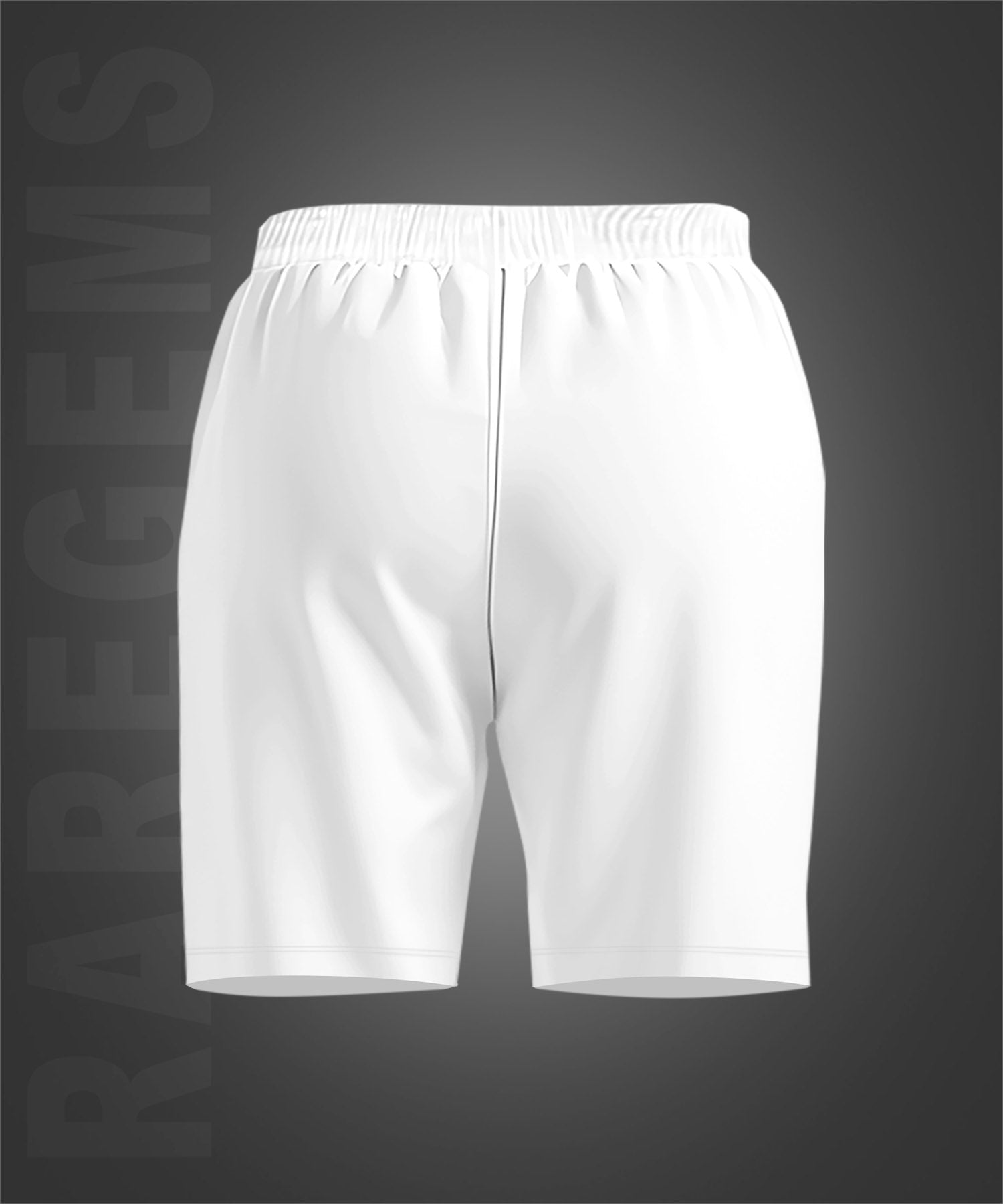 White Boxing Gloves Printed Shorts