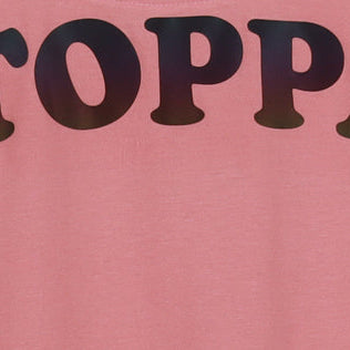 Half Sleeve Multi Colored Unstoppable Printed Women's Regular Crop Top