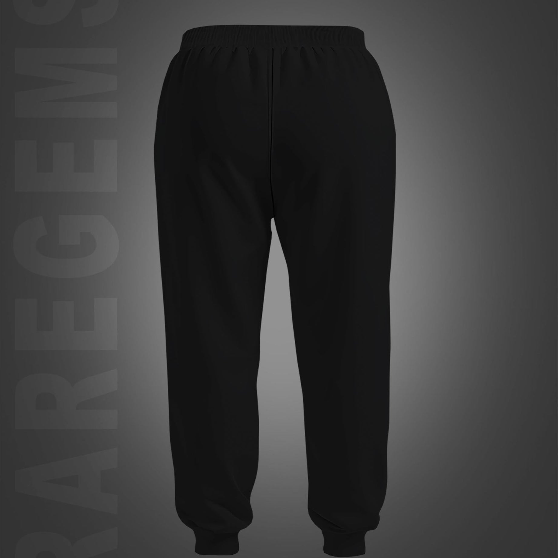 Black Astronaut's Adventure Printed Joggers