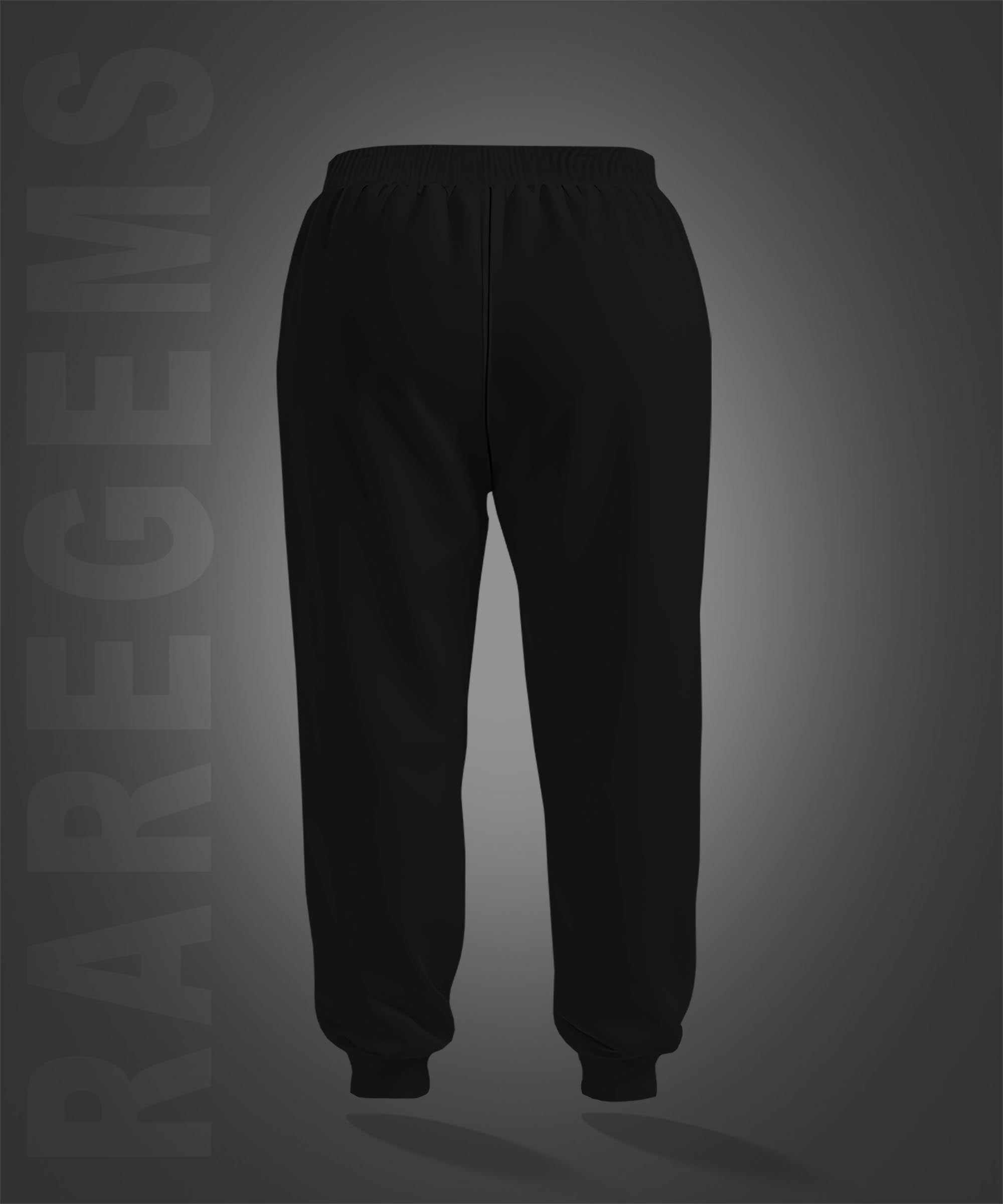 Black Astronaut's Adventure Printed Joggers