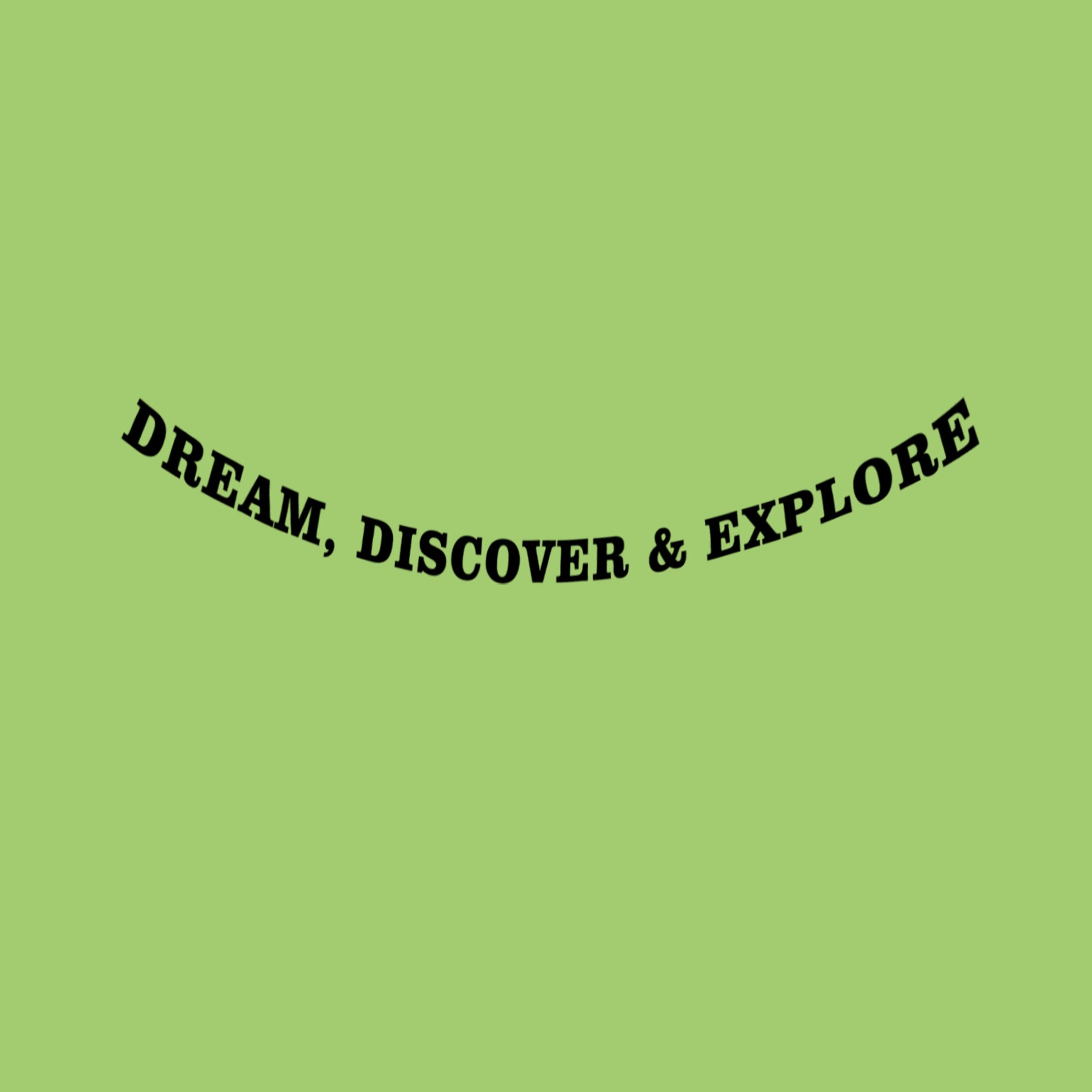Lime Green Half Sleeves Dream Discover Explore Rio De Janeiro Printed Oversized T-Shirt