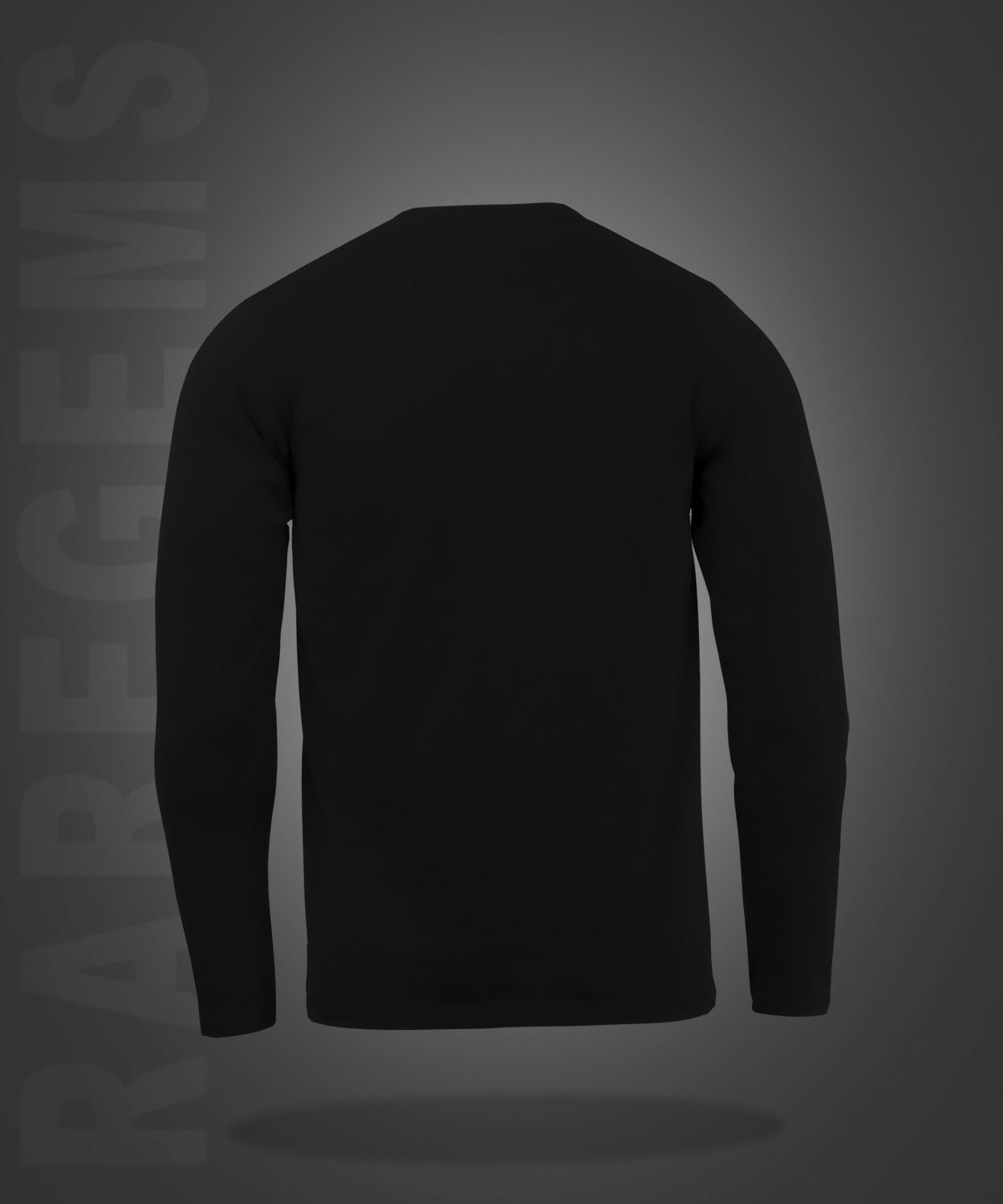 Black Round Neck California Surfing Printed Full Sleeves T-Shirt