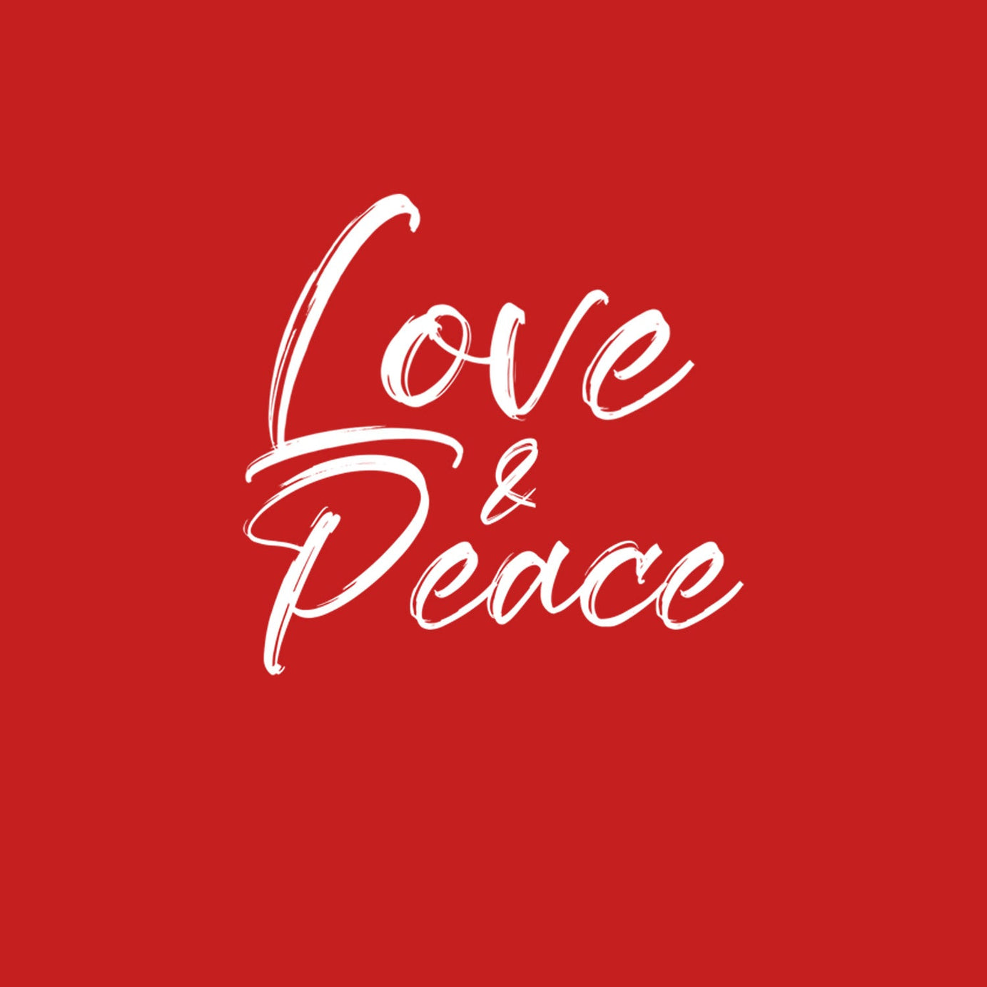 Red Half Sleeve Dove Love And Peace Printed Regular T-Shirt