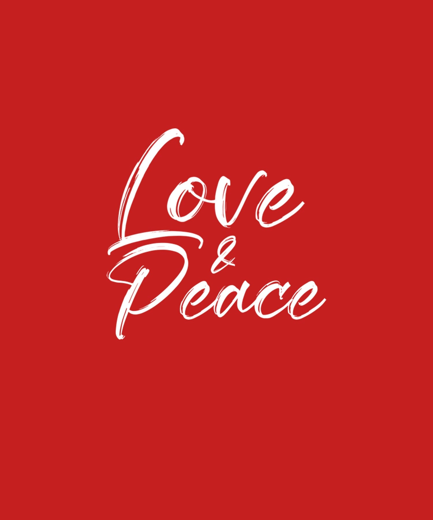 Red Half Sleeve Dove Love And Peace Printed Regular T-Shirt