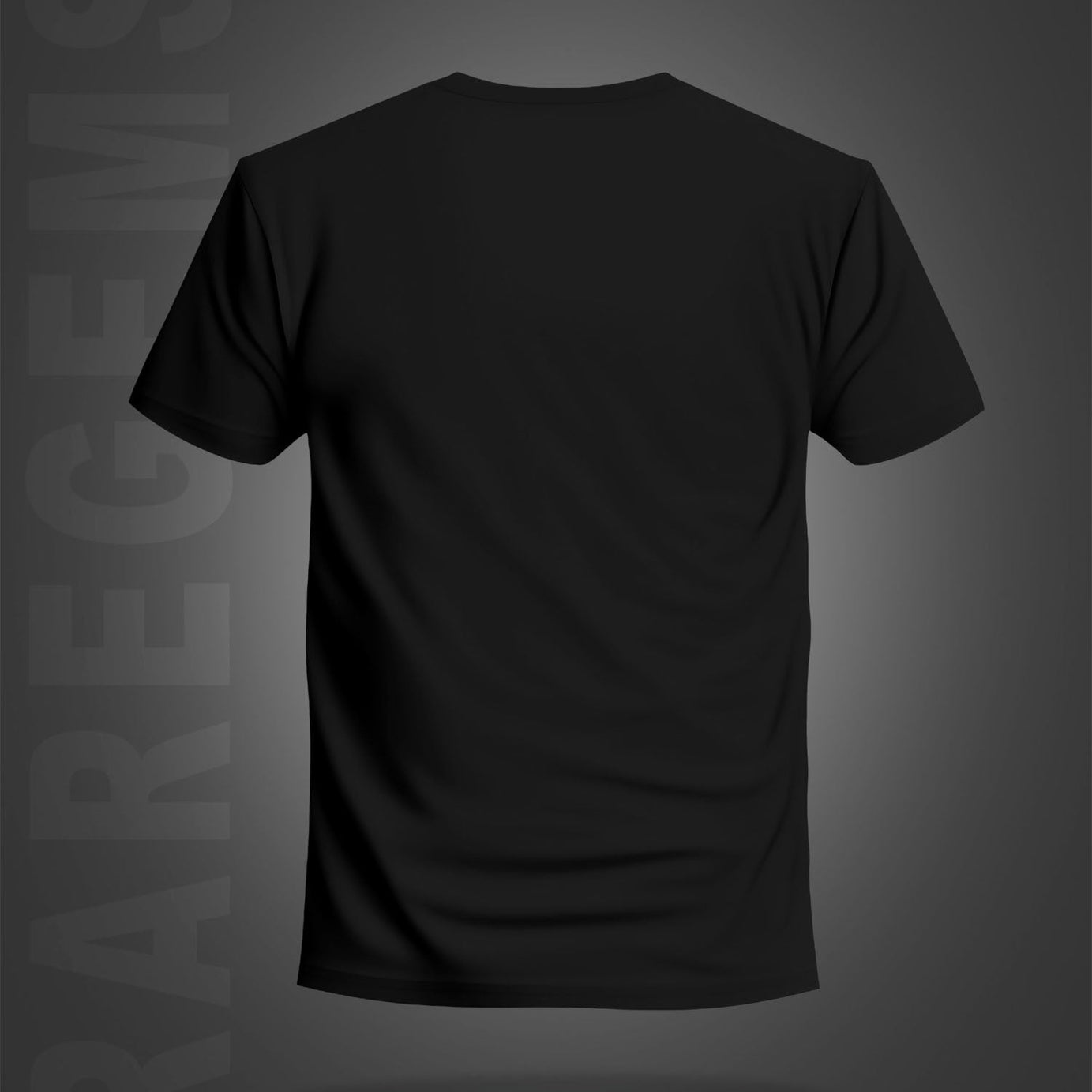 Black Half Sleeves Round Neck Do More What Makes You Happy Printed Regular T-Shirt