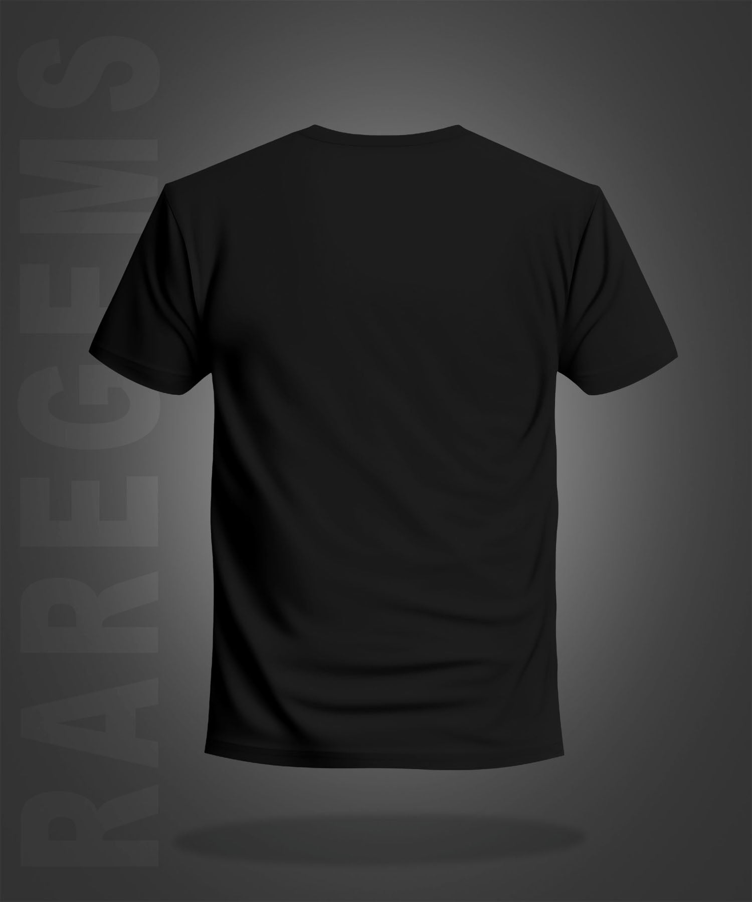 Black Half Sleeves Round Neck Do More What Makes You Happy Printed Regular T-Shirt