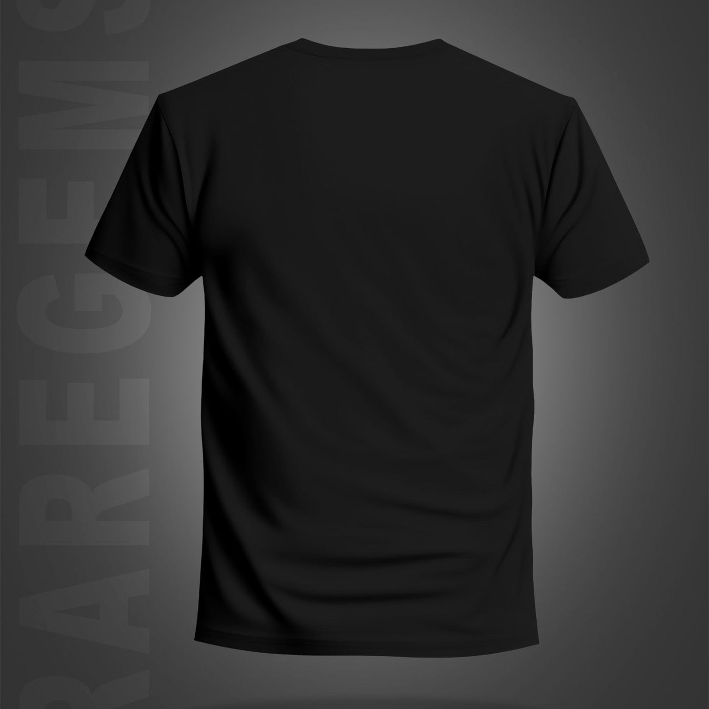 Black Half Sleeves Round Neck Love And Peace Printed Regular T-Shirt