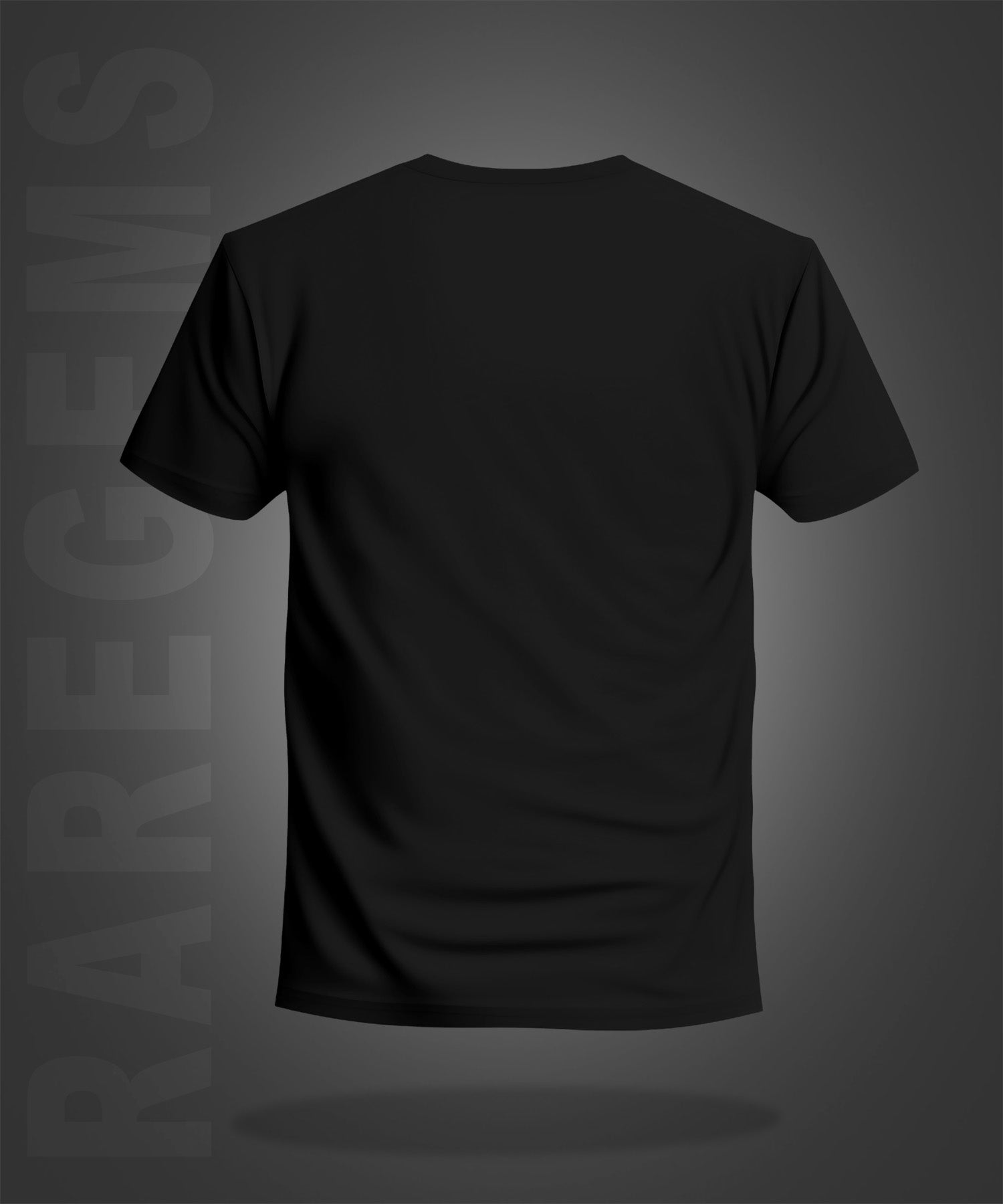 Black Half Sleeves Round Neck Love And Peace Printed Regular T-Shirt