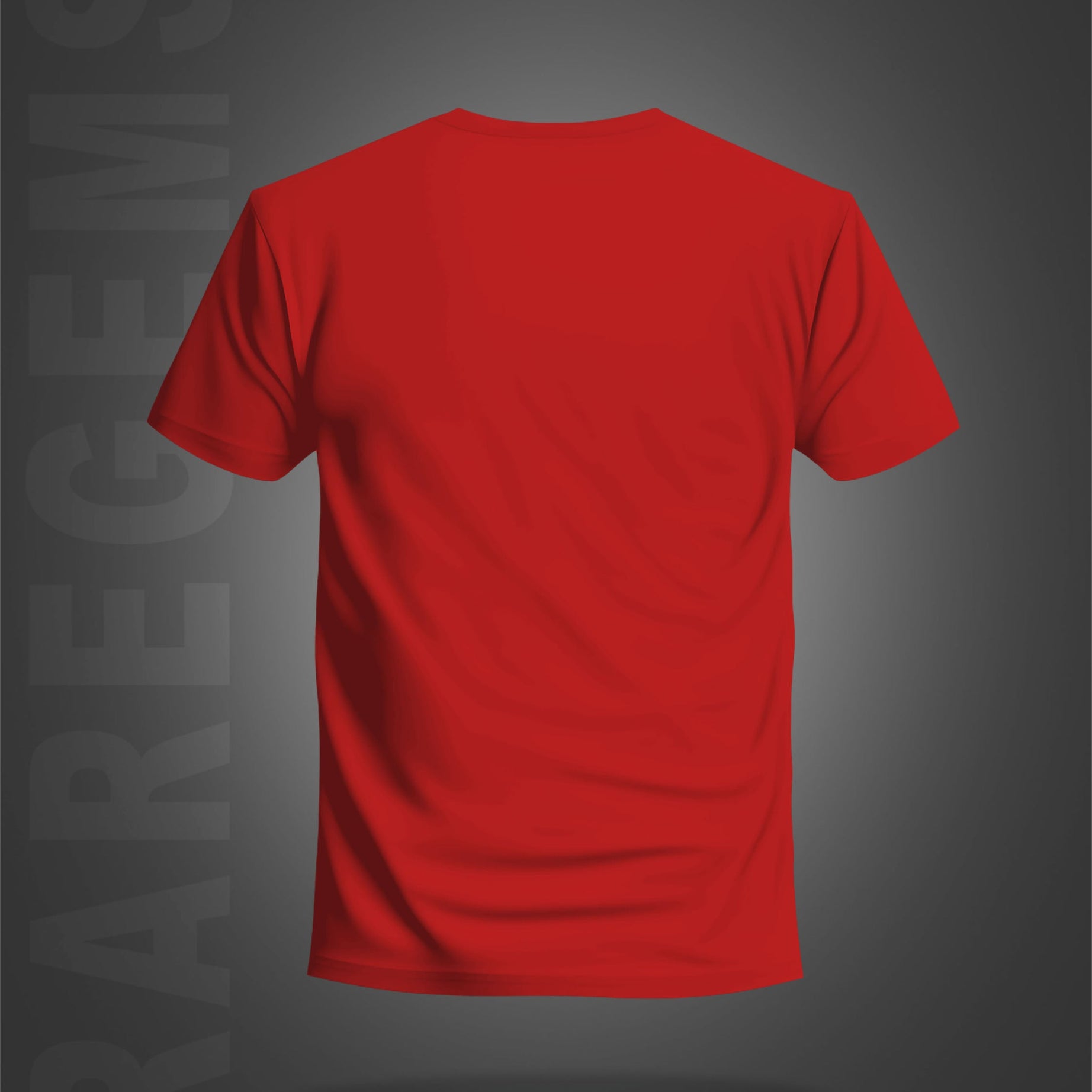Red Half Sleeve Round Neck Stay High Teddy Printed Regular T-Shirt