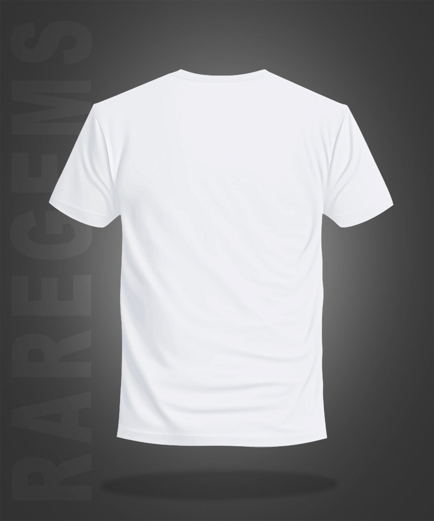 White Round Neck Half Sleeve Healthy Heart Printed Regular T-Shirt