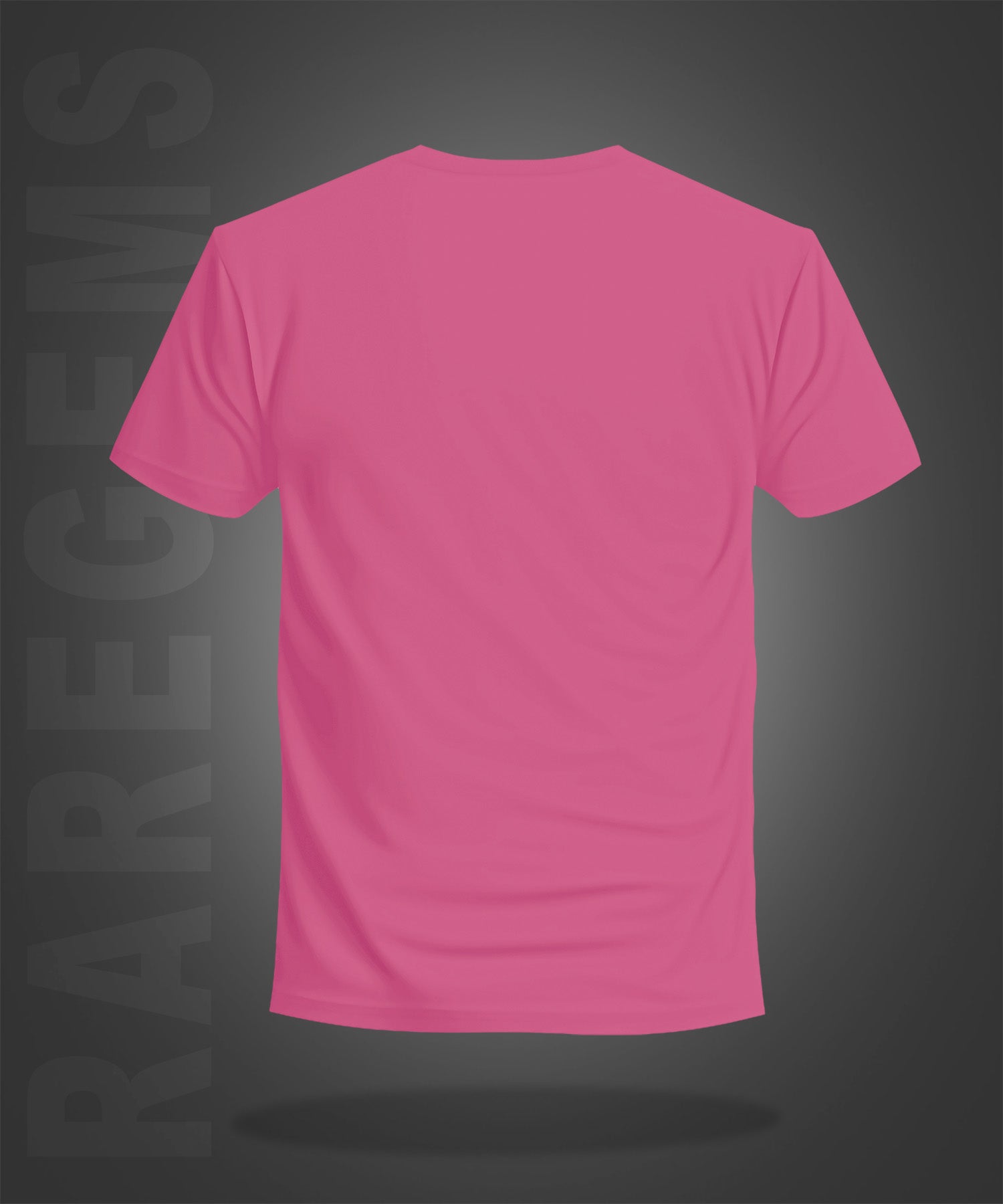 Pink Round Neck Half Sleeve Burning Teddy Printed Regular T-Shirt