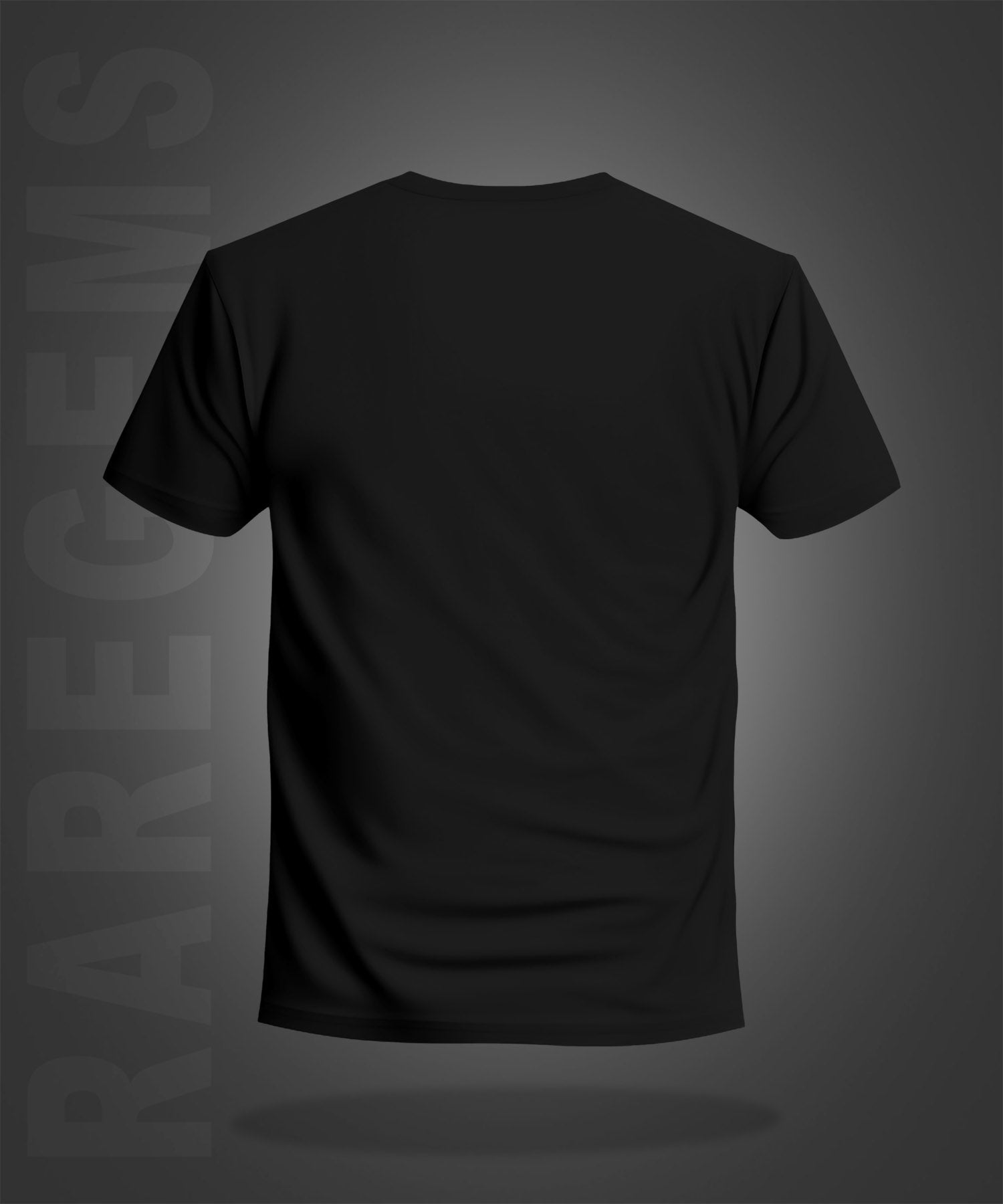 Black Half Sleeve Round Neck Dark Tiger Printed Regular T-Shirt