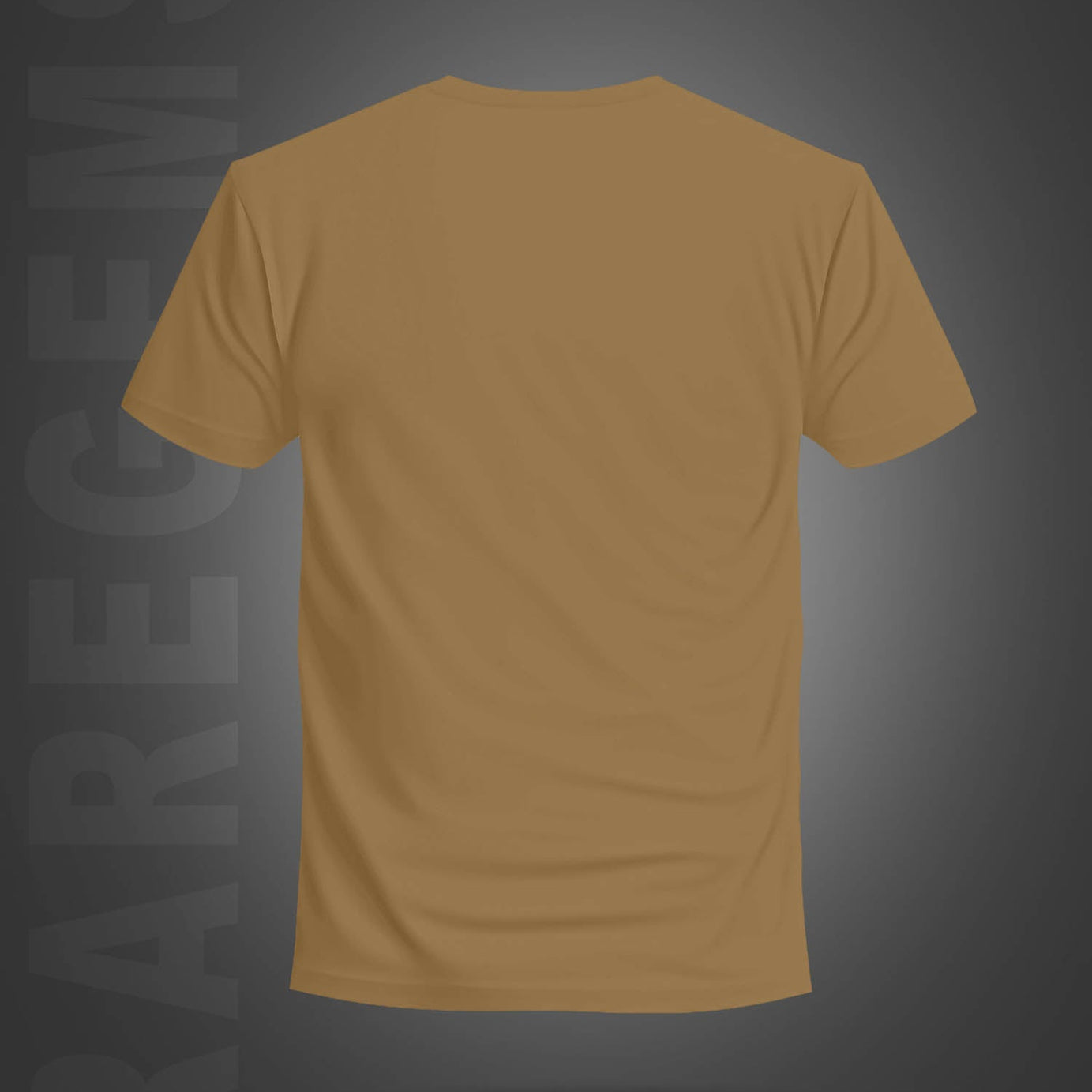 Beige Half Sleeve Round Neck Two Skulls With Sword Printed Regular T-Shirt