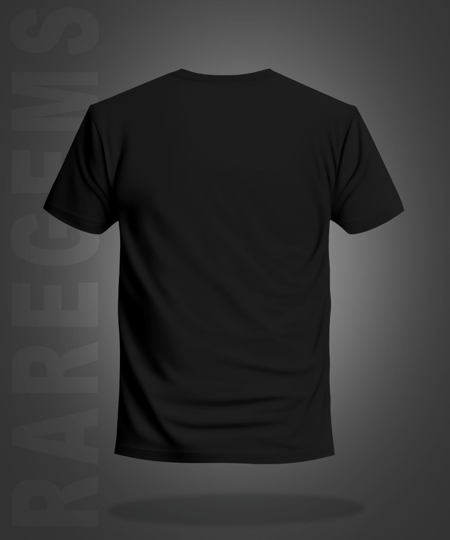 Black Half Sleeve Round Neck Ride BMX  Printed Regular T-Shirt