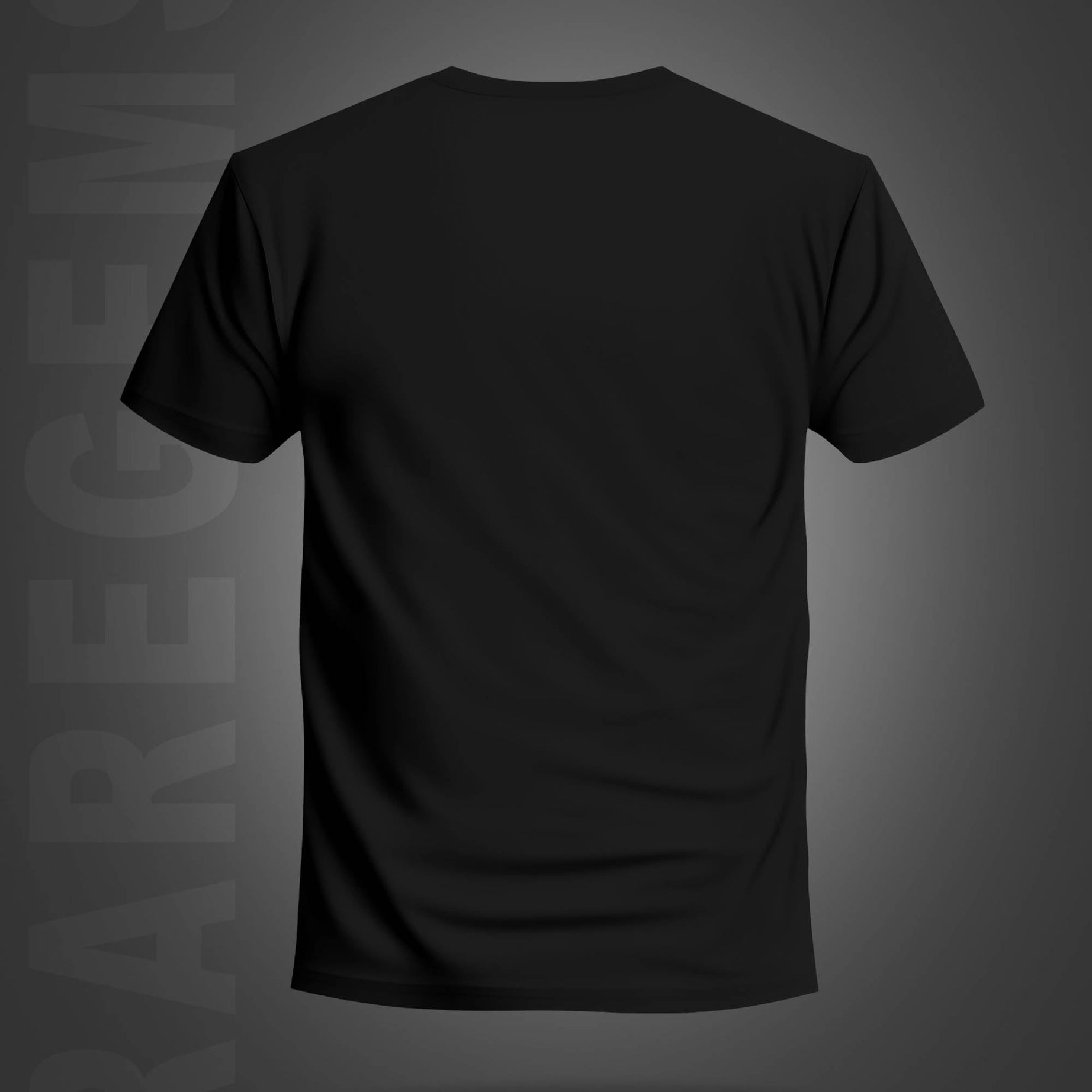 Black Half Sleeve Round Neck Astronaut And I Just Need Some Space Printed Regular T-Shirt