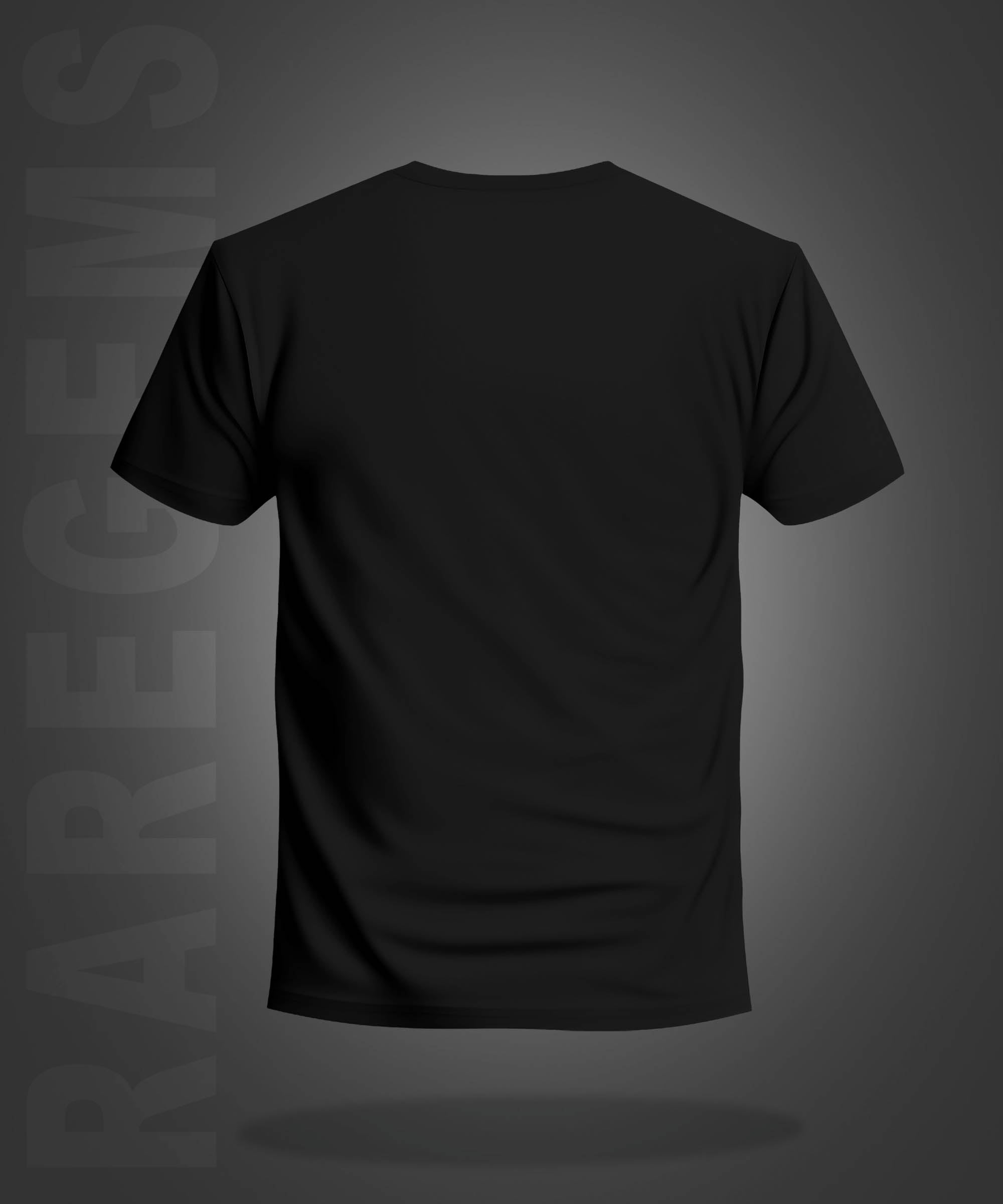 Black Half Sleeve Round Neck Astronaut And I Just Need Some Space Printed Regular T-Shirt