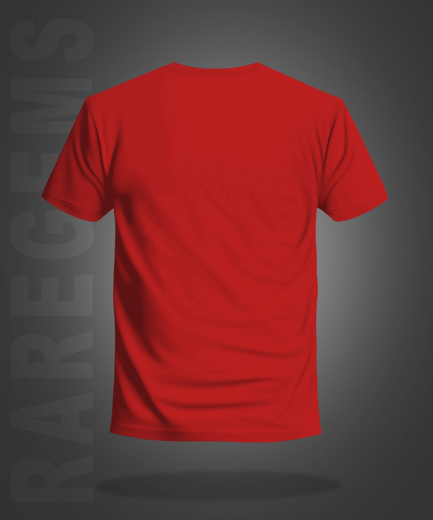 Red Half Sleeves Round Neck United States Army Printed Regular T-Shirt