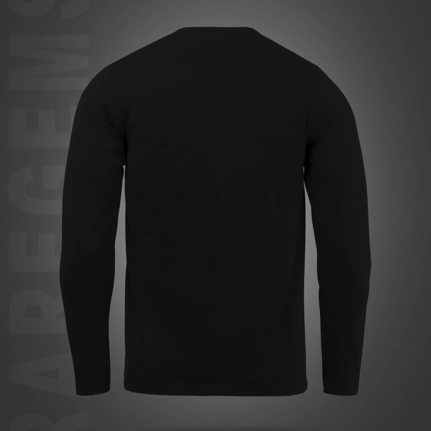 Black Round Neck United States Army Printed Full Sleeves T-Shirt