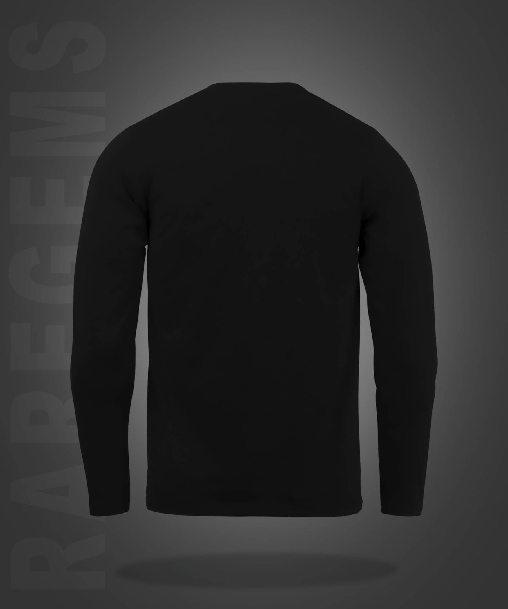 Black Round Neck United States Army Printed Full Sleeves T-Shirt
