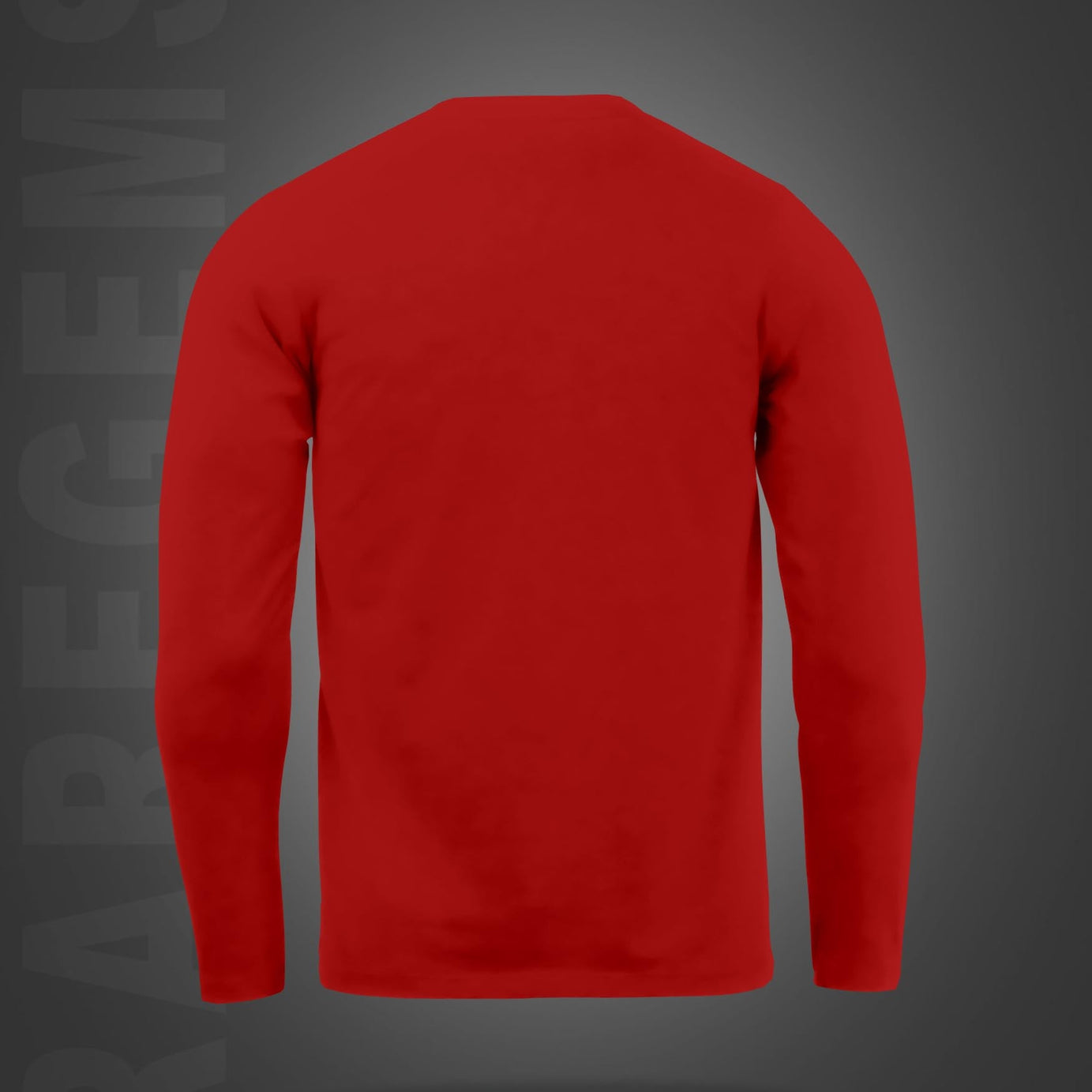 Red Round Neck United States Army Printed Full Sleeves T-Shirt