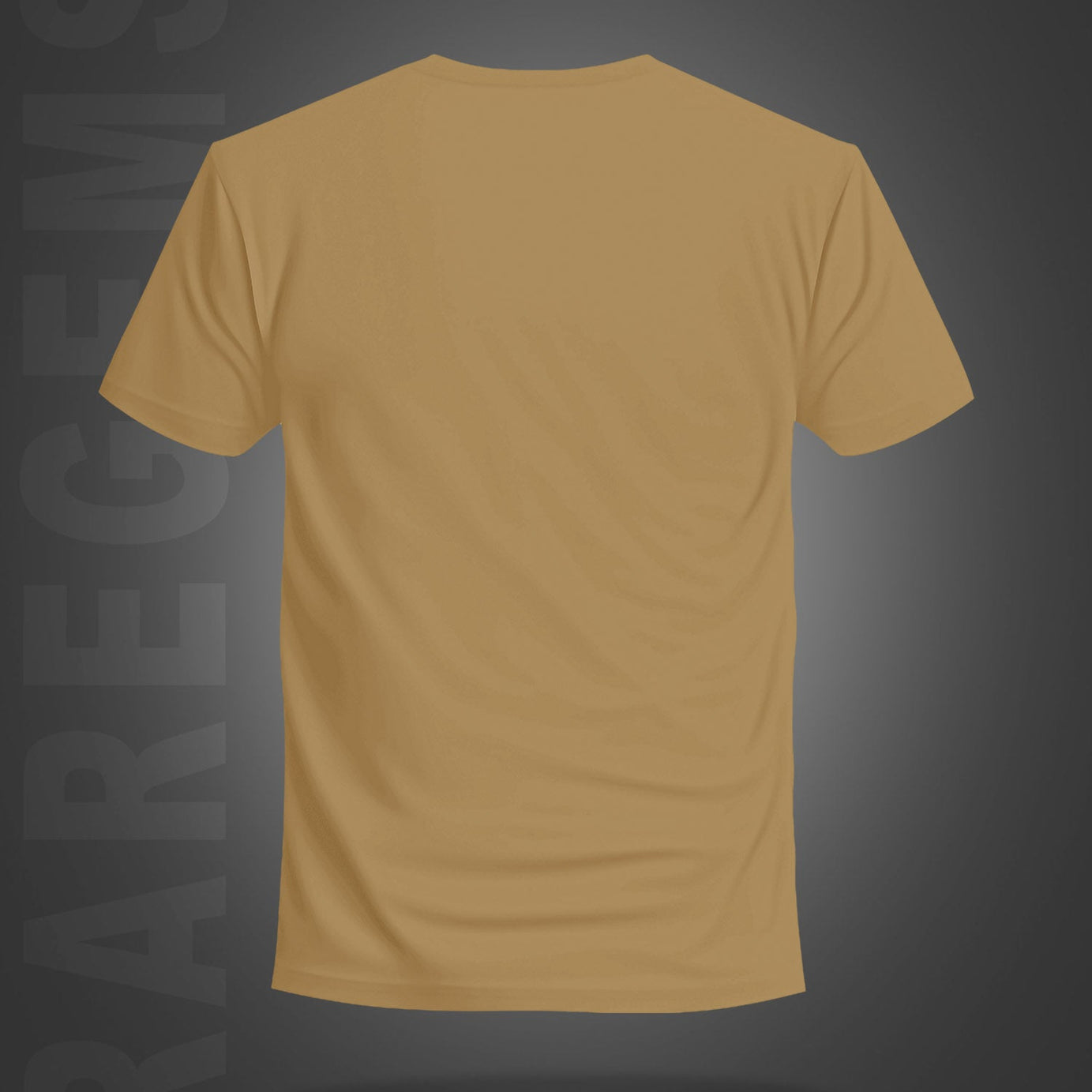 Beige Half Sleeves Round Neck Cloud Bloody Drift Printed Regular T-Shirt