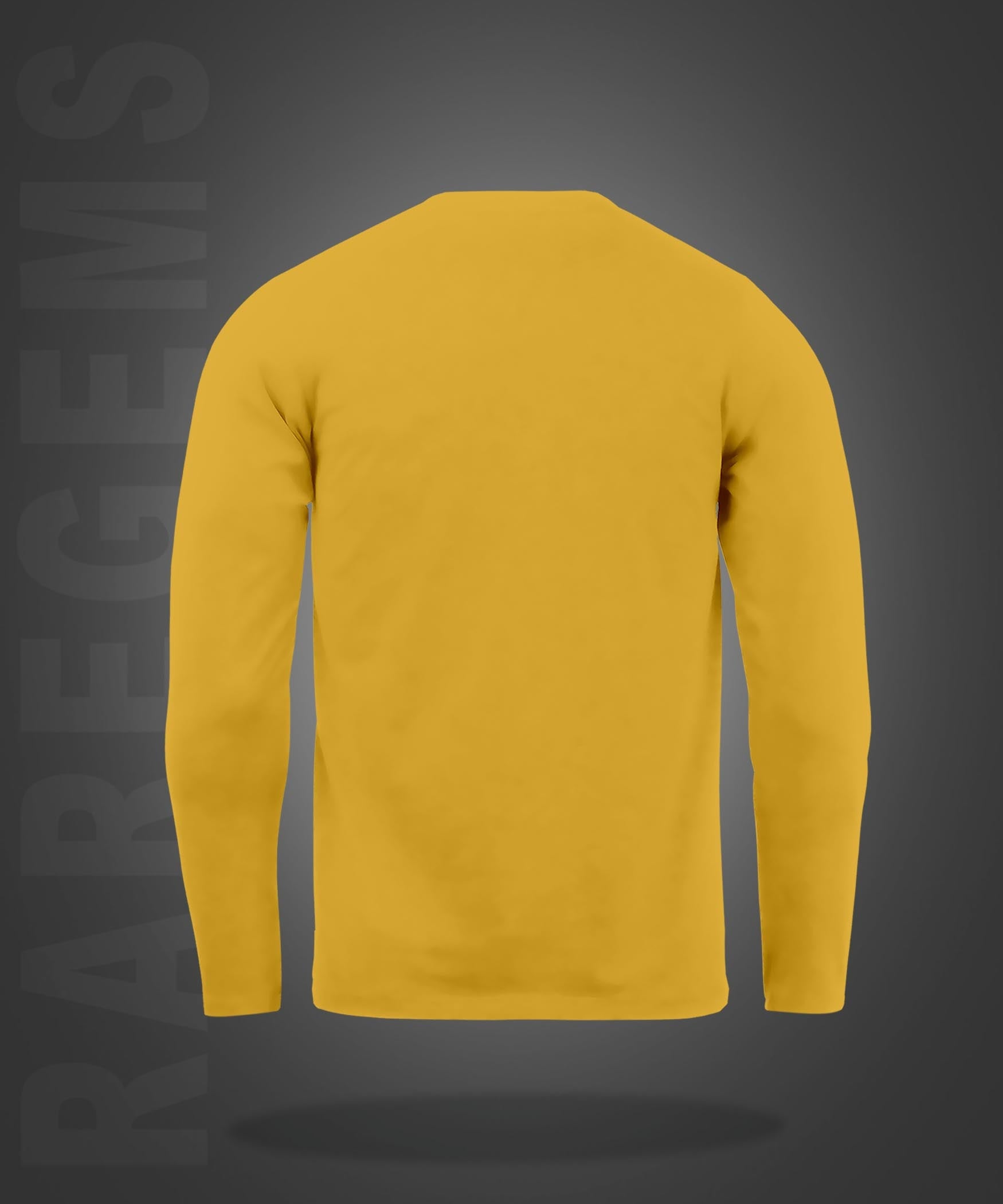 Yellow Round Neck Chemical Flask Printed Full Sleeves T-Shirt