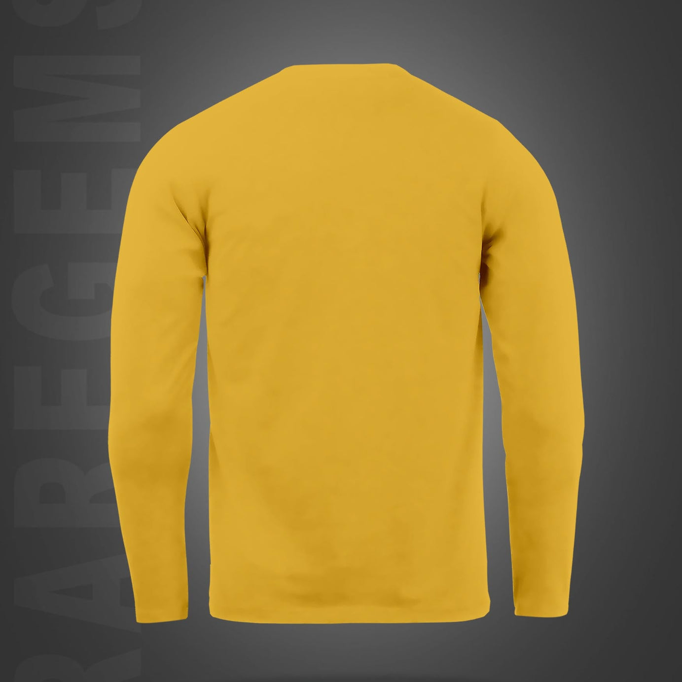 Yellow Round Neck Dream Come True Graffiti Printed Full Sleeves T-Shirt