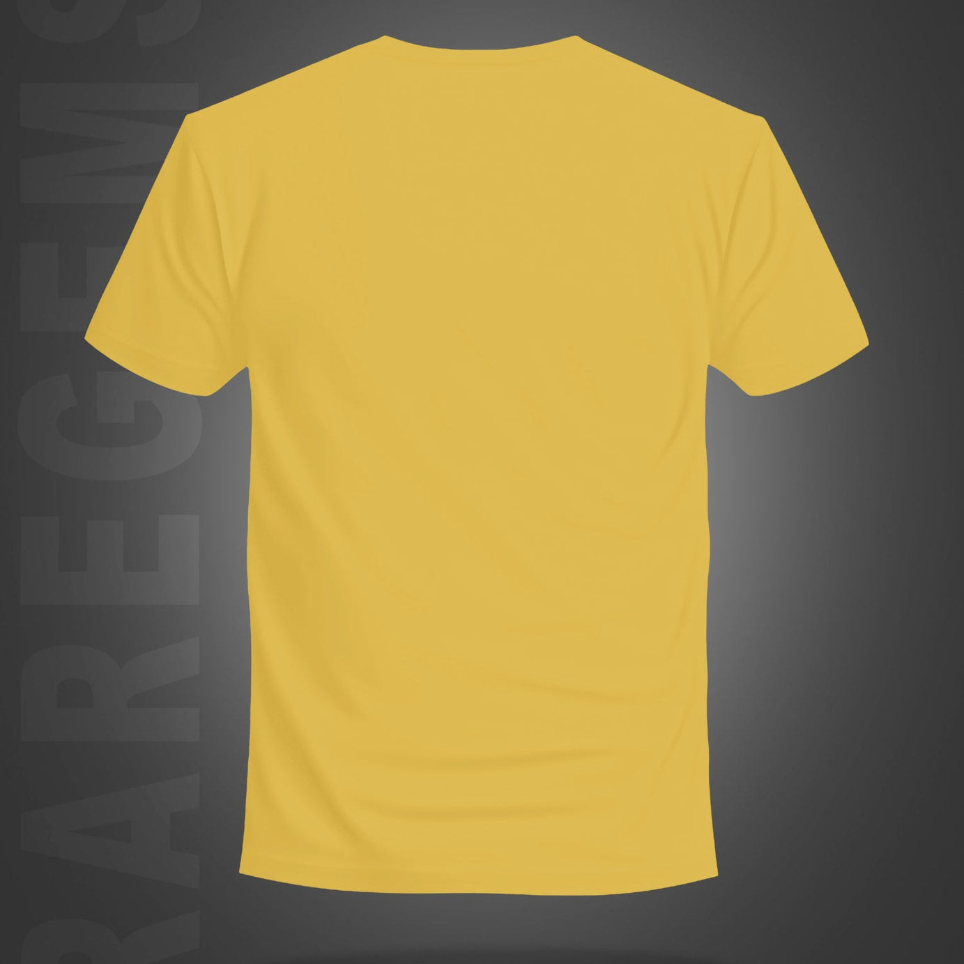 Yellow Round Neck Half Sleeve Dream Come True Graffiti Printed Regular T-Shirt