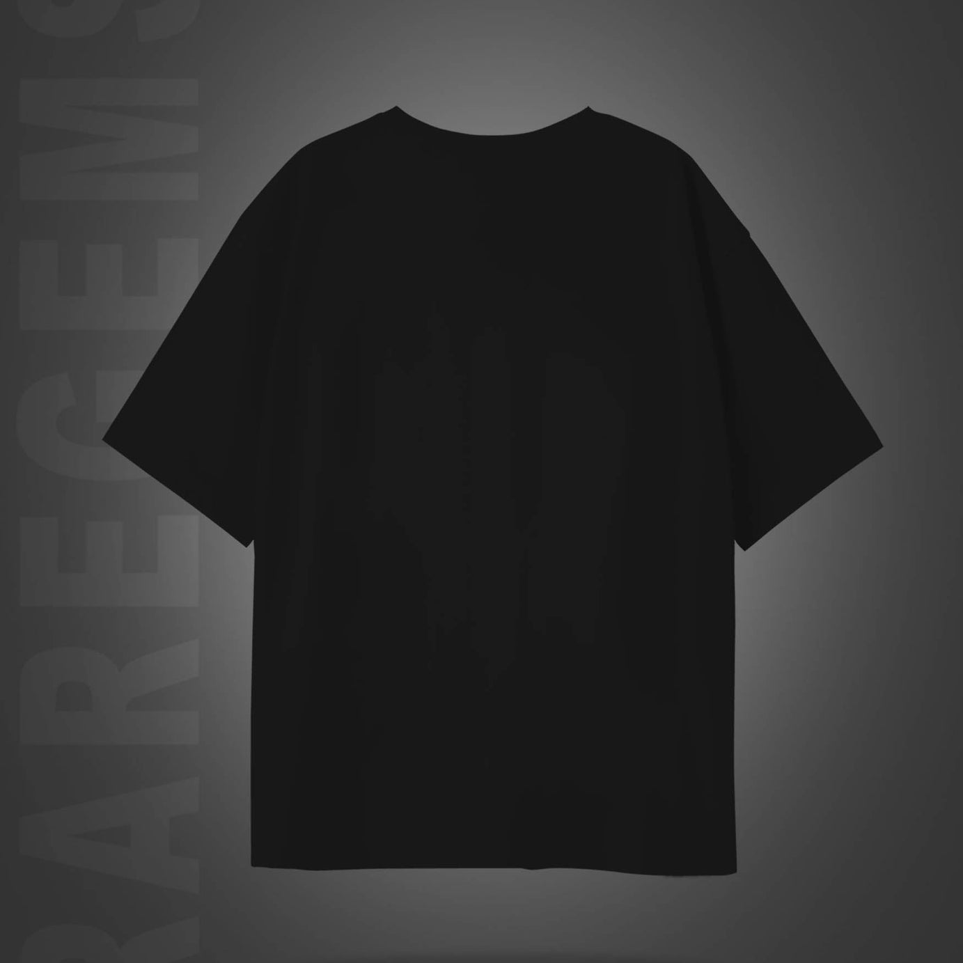 Black Half Sleeves Round Neck Dream Come True Graffiti Printed Oversized T-Shirt
