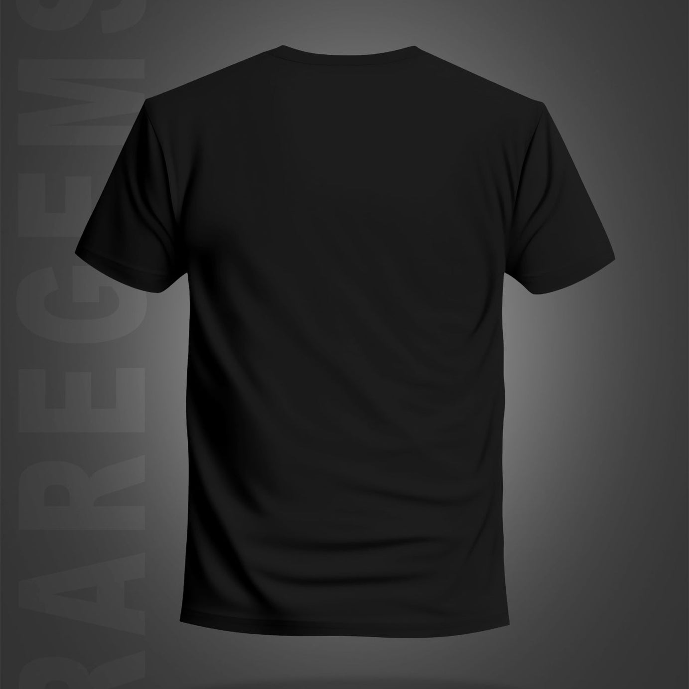 Black Round Neck Half Sleeve Dream Come True Graffiti Printed Regular T-Shirt