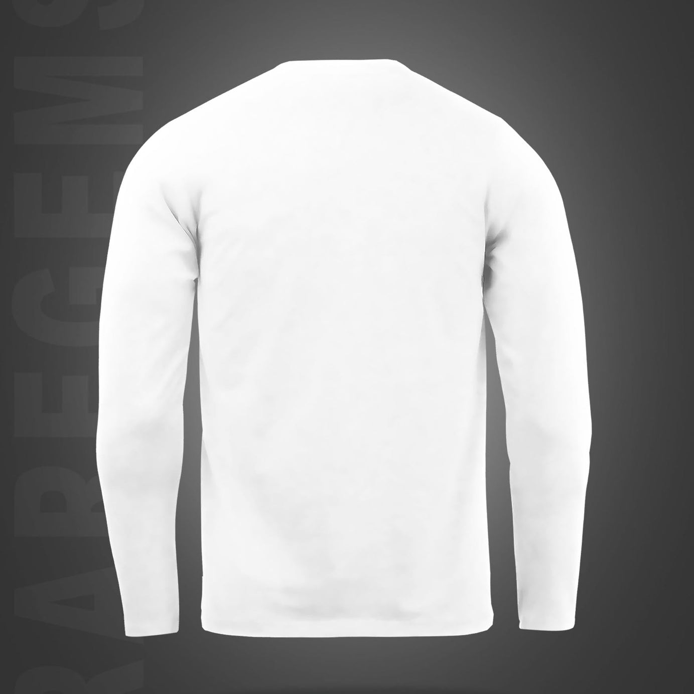 White Round Neck Find Something Positive Printed Full Sleeves T-Shirt