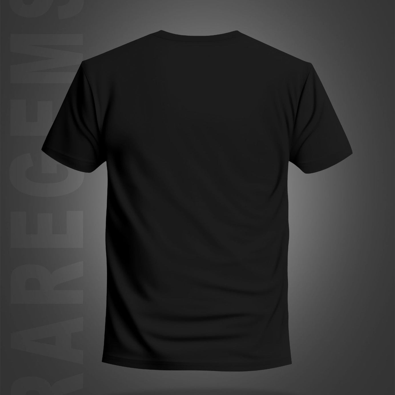 Black Round Neck Half Sleeve Find Something Positive Printed Regular T-Shirt