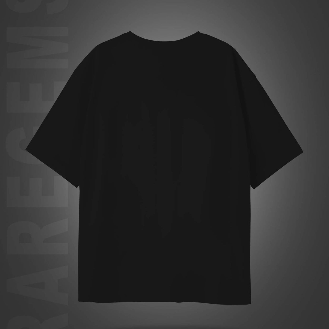 Black Half Sleeves Round Neck Motivational Quote On Life Printed Oversized T-Shirt