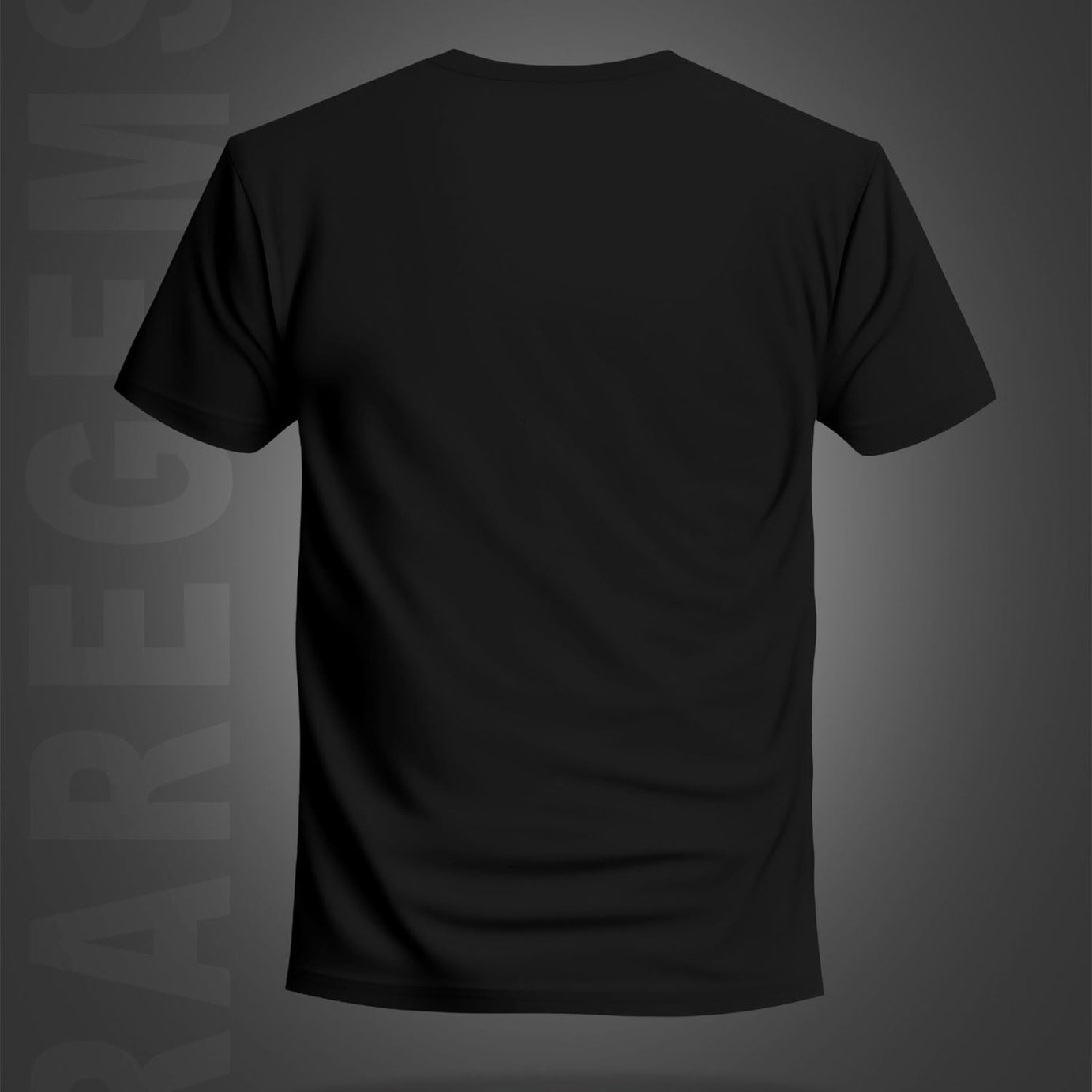 Black Round Neck Half Sleeve Change The Rules Graffiti Printed Regular T-Shirt