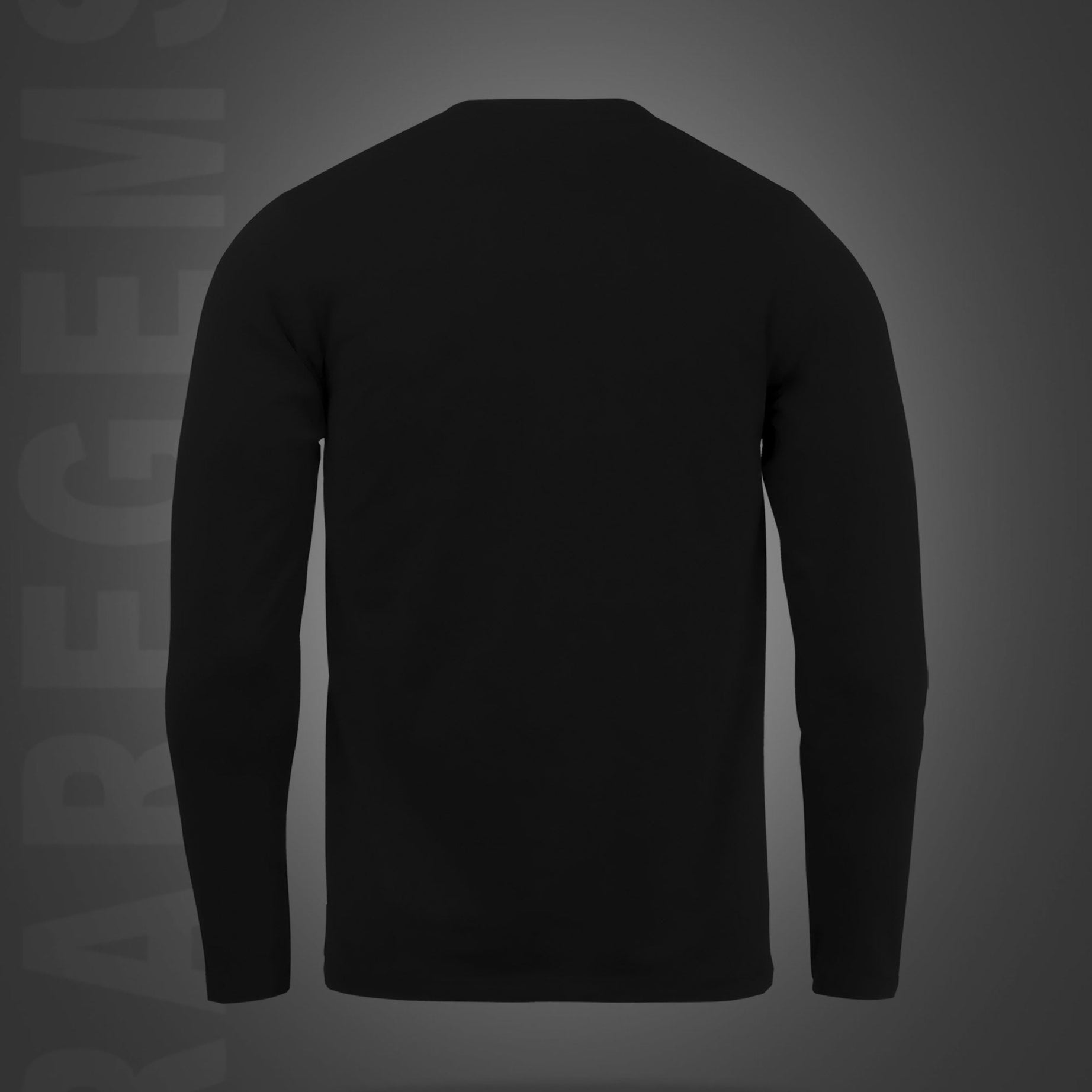 Black Round Neck Awakening Skeleton Printed Full Sleeves T-Shirt