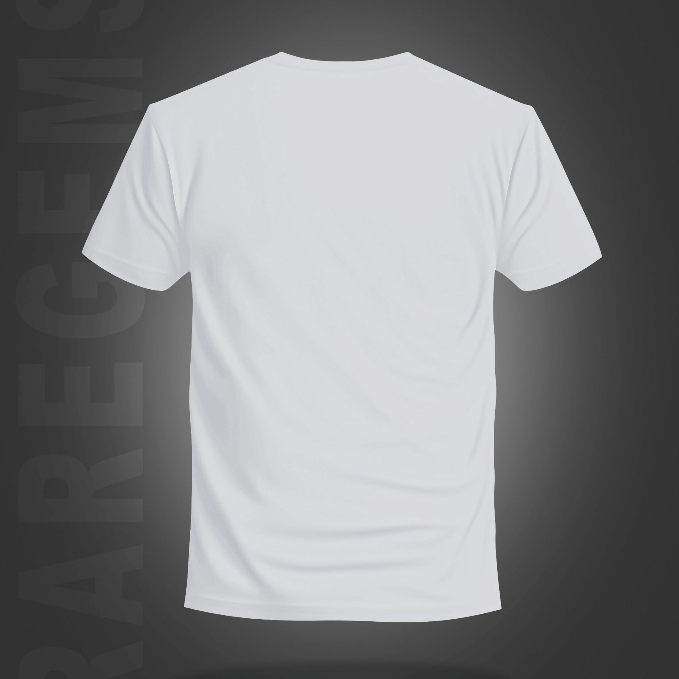 White Round Neck Half Sleeve Pocket Cats Printed Regular T-Shirt