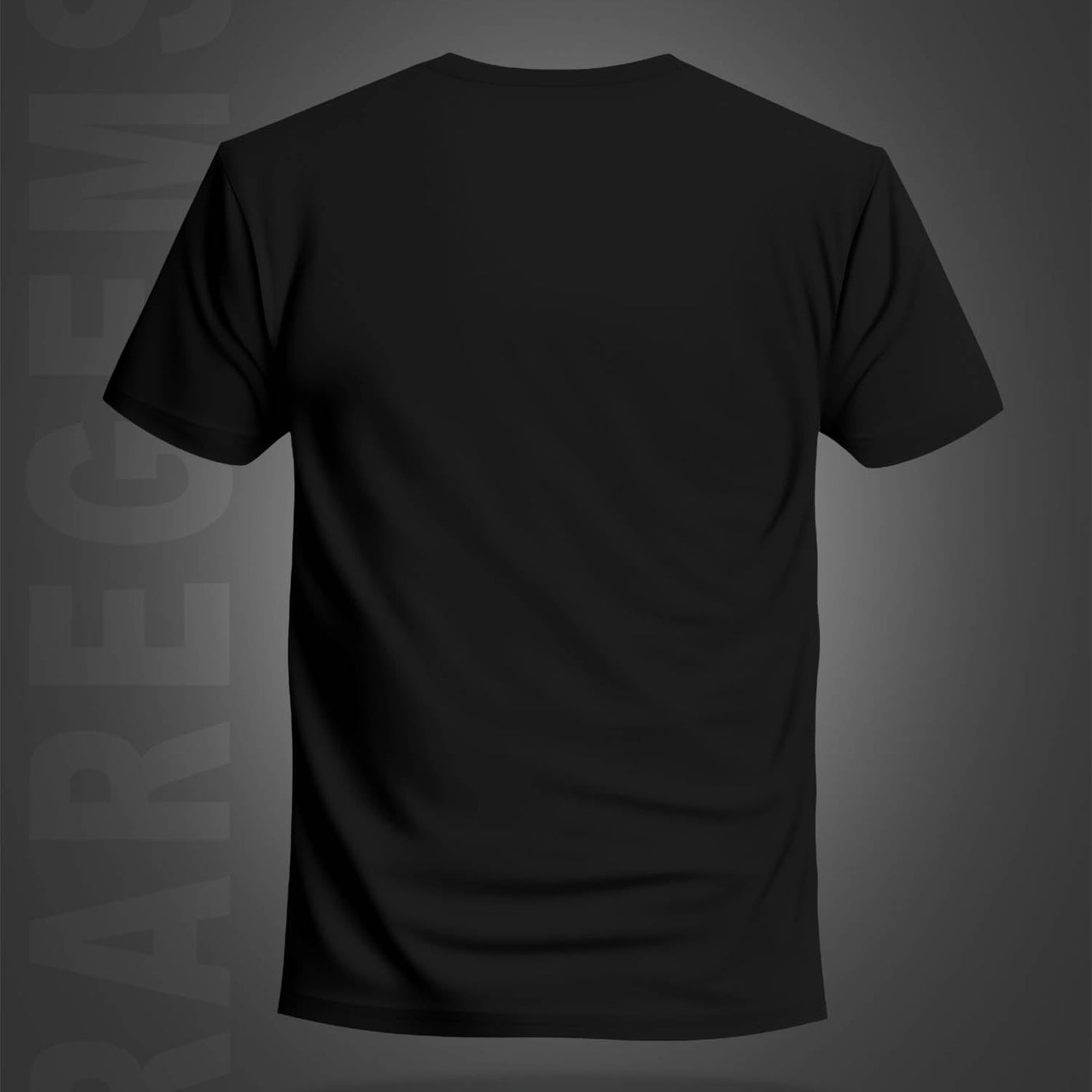 Black Half Sleeves Round Neck Awakening Skeleton Printed Regular T-Shirt