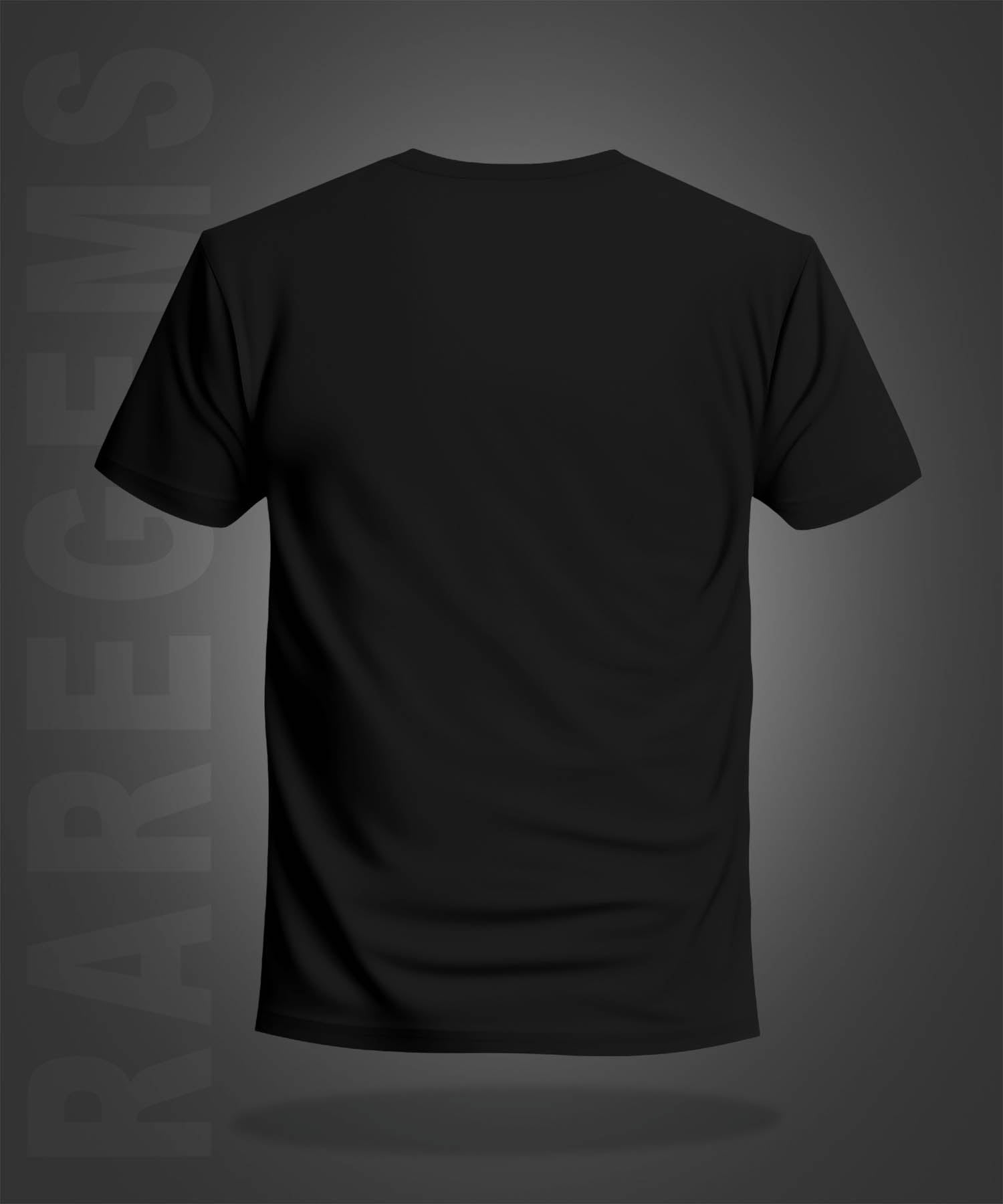 Black Half Sleeves Round Neck Awakening Skeleton Printed Regular T-Shirt