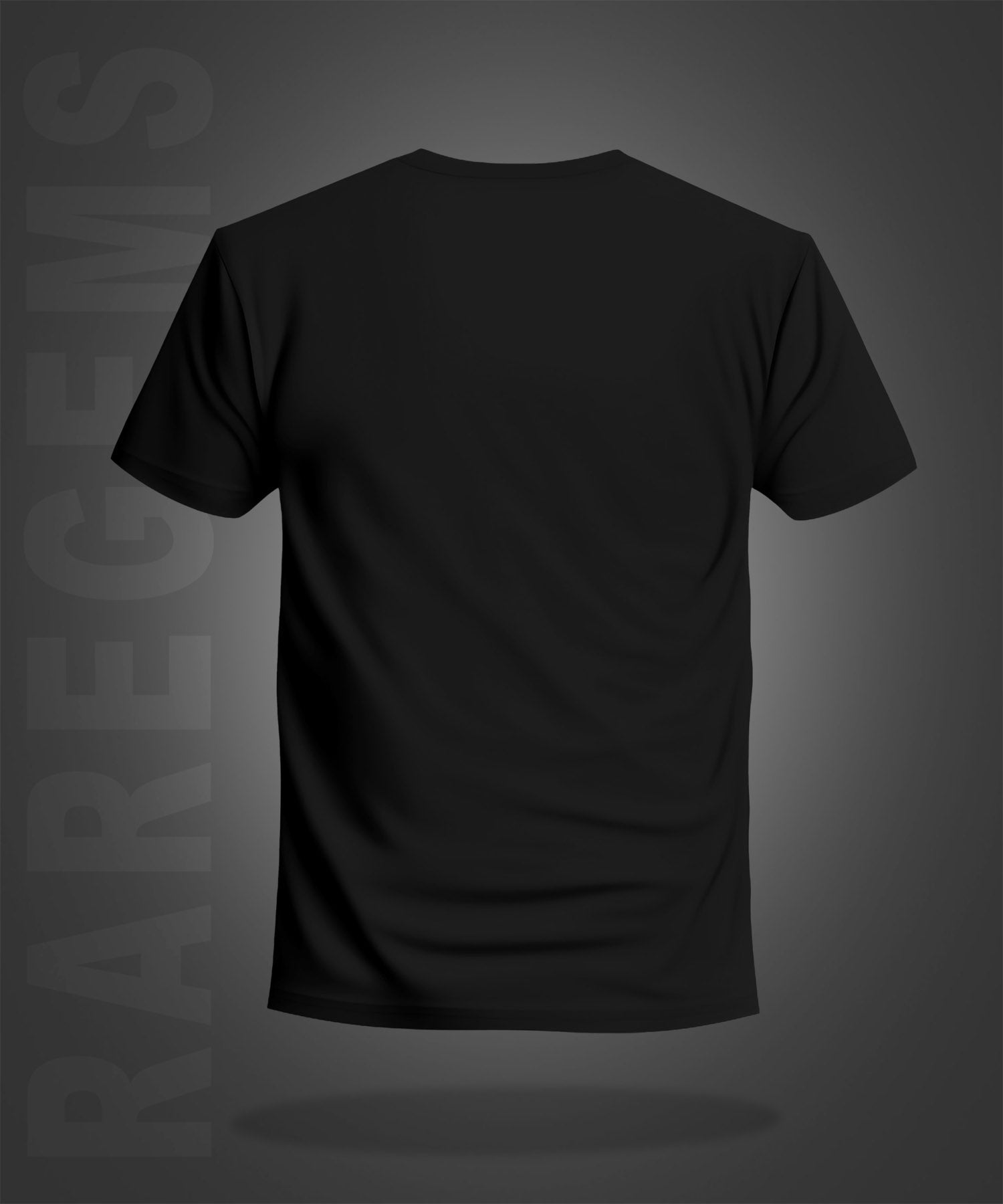 Black Half Sleeves Round Neck Never Give Up And Stay Strong Printed Regular T-Shirt