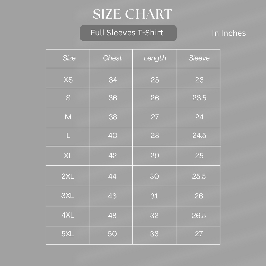 Beige Full Sleeves Basic T-Shirt