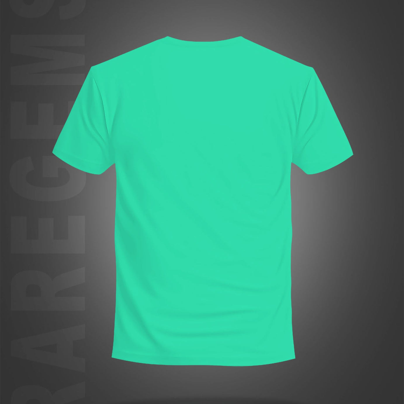Mint Green Half Sleeve Round Neck Be Happy Printed Regular T-Shirt