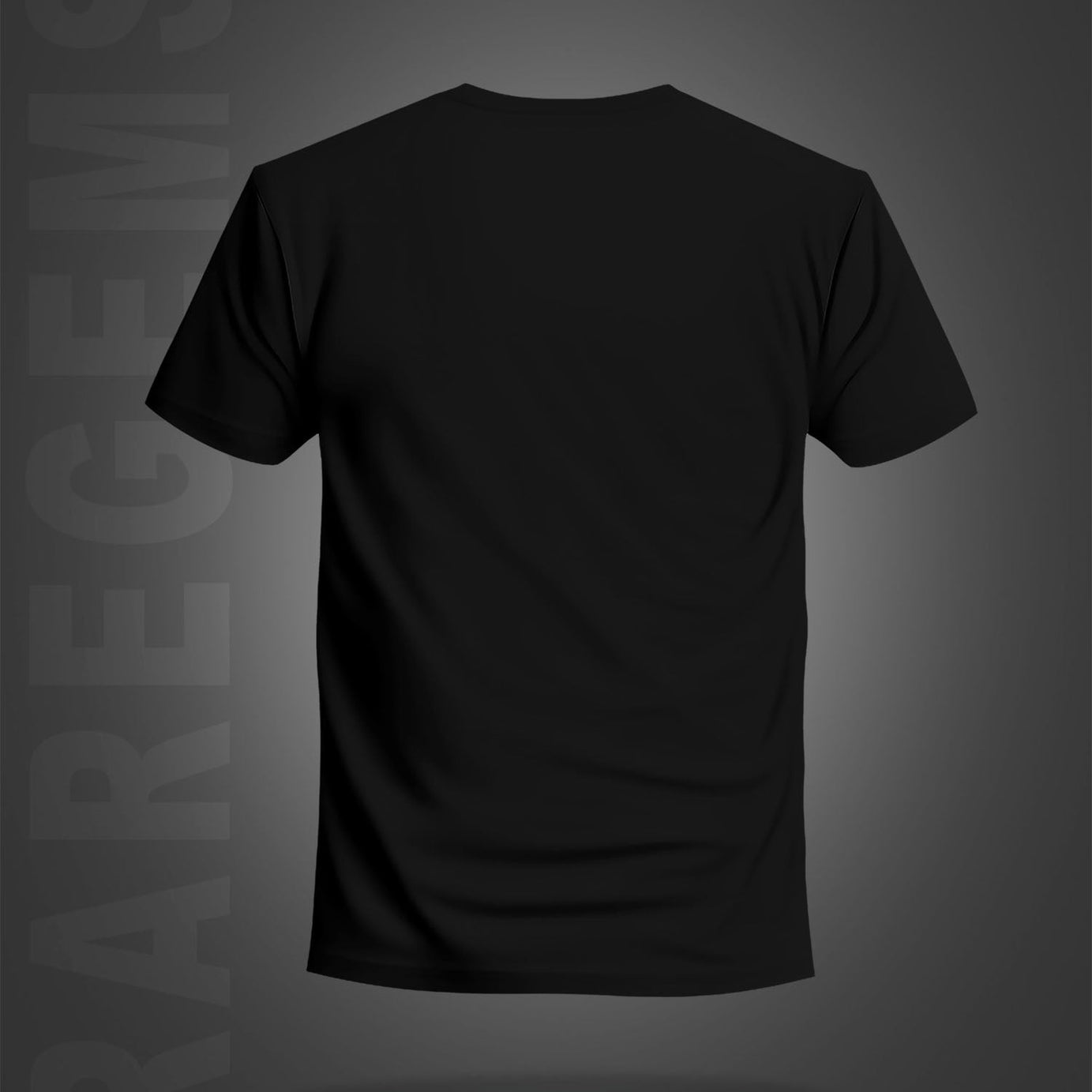 Black Half Sleeve Round Neck Mysterious Symbols Printed Regular T-Shirt