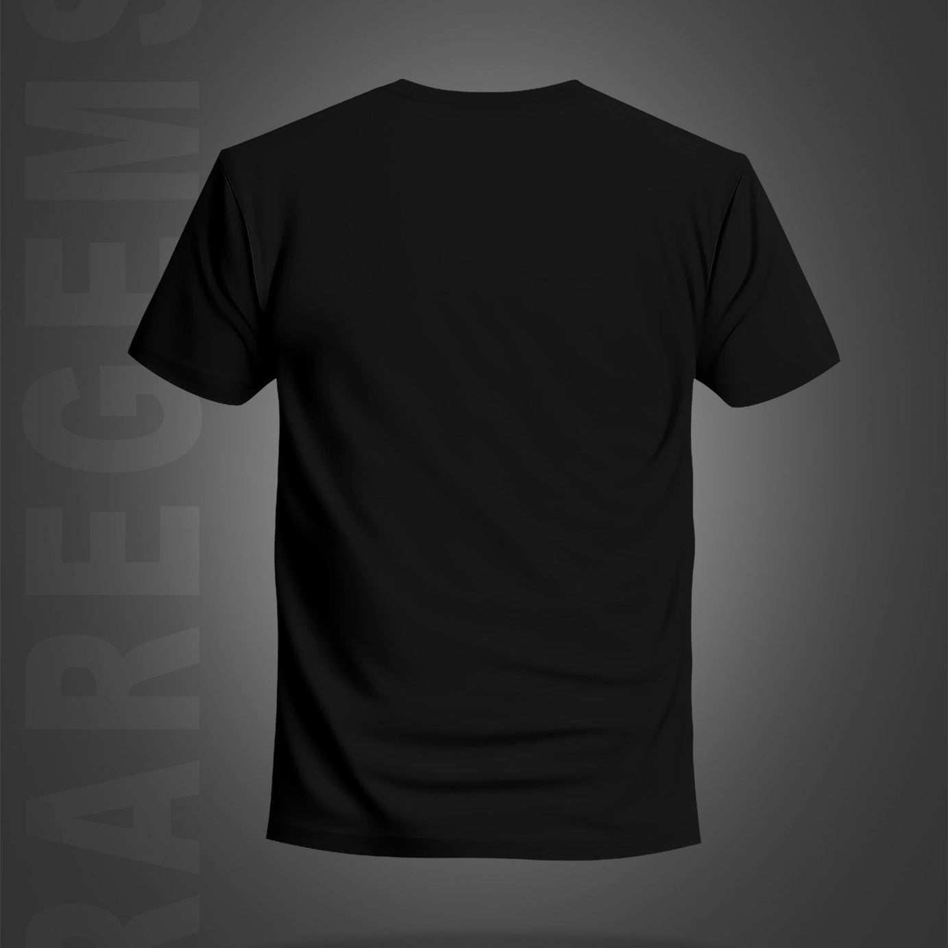 Black Half Sleeve Round Neck Colorful Bike Printed Regular T-Shirt
